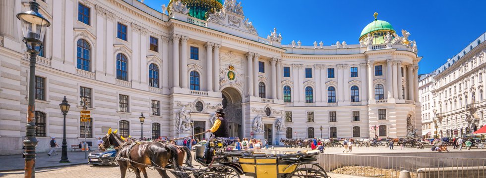 Kutsche mit Pferden in Wien
