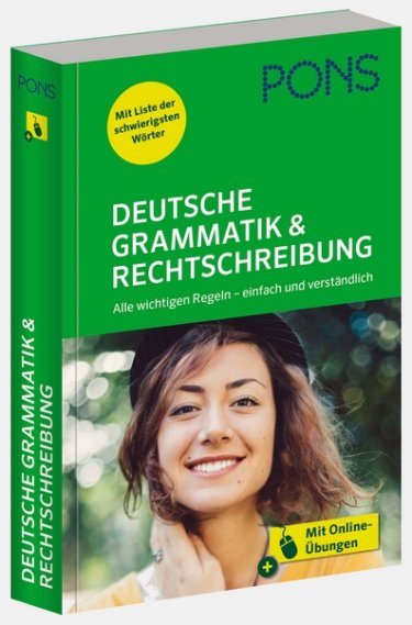 Buchcover für PONS Deutsche Grammatik & Rechtschreibung