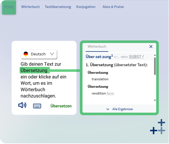Übersetzen