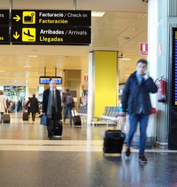 im Flughafen