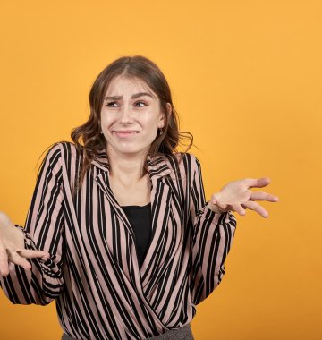 So ein Kabbes, erstaunte Frau