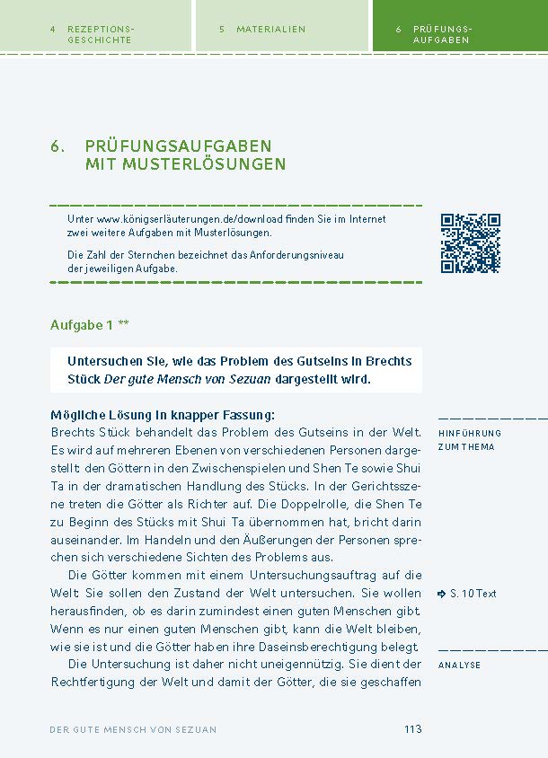 Der gute Mensch von Sezuan von Bertolt Brecht