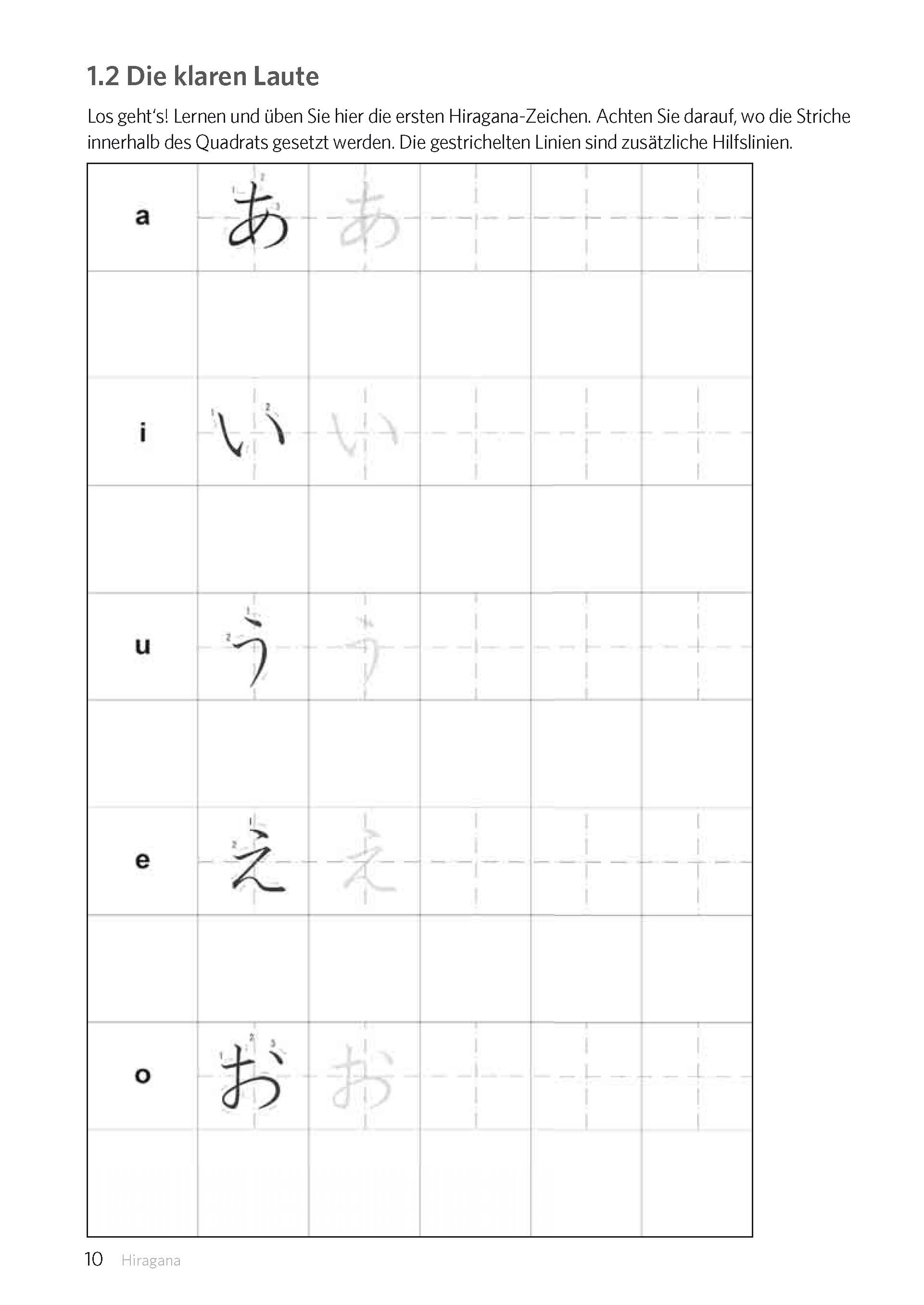 PONS Schreiben üben! Japanisch