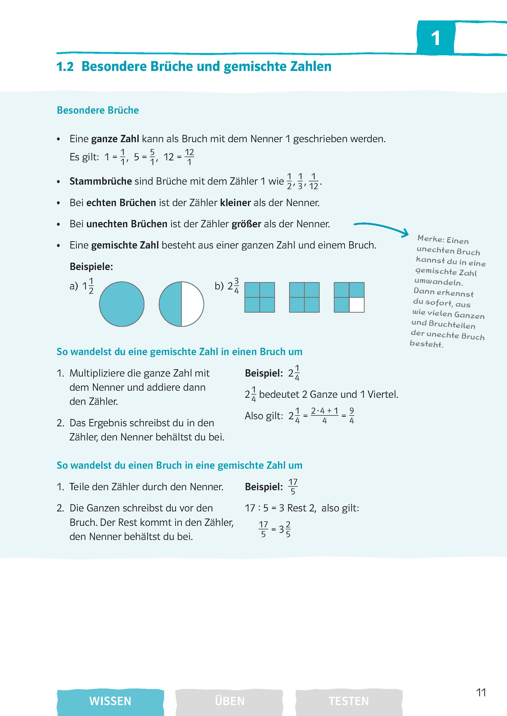 Klett Bruchrechnung im Griff Mathematik 5.-8. Klasse