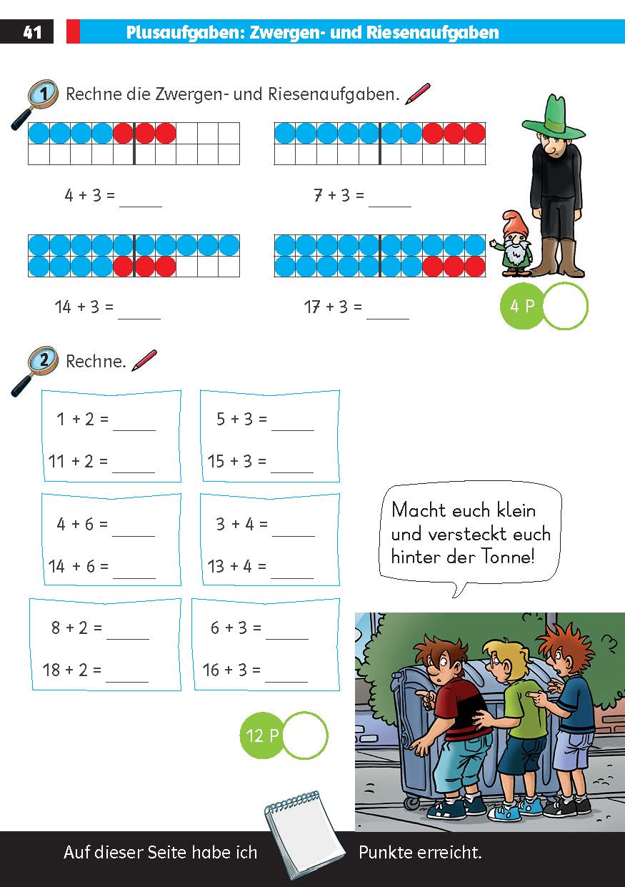 Die drei ??? Kids: Mein Matheblock 1. Klasse