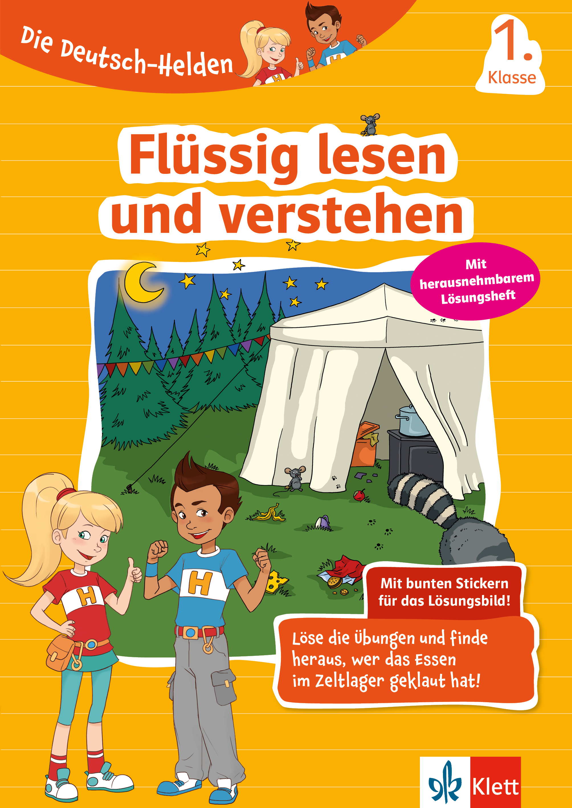 Klett Die Deutsch-Helden: Flüssig lesen und verstehen 1. Klasse