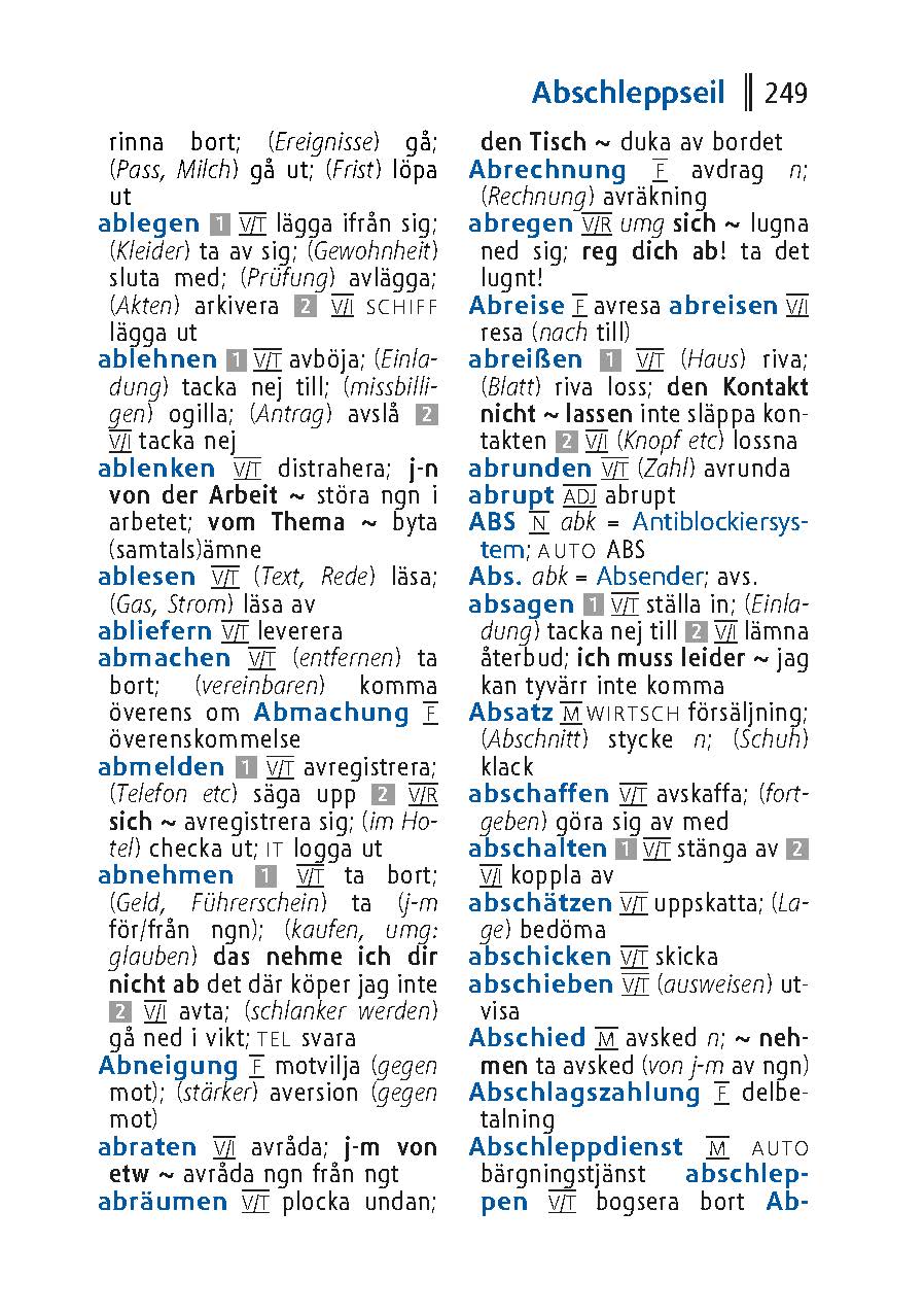 Langenscheidt Universal-Wörterbuch Schwedisch