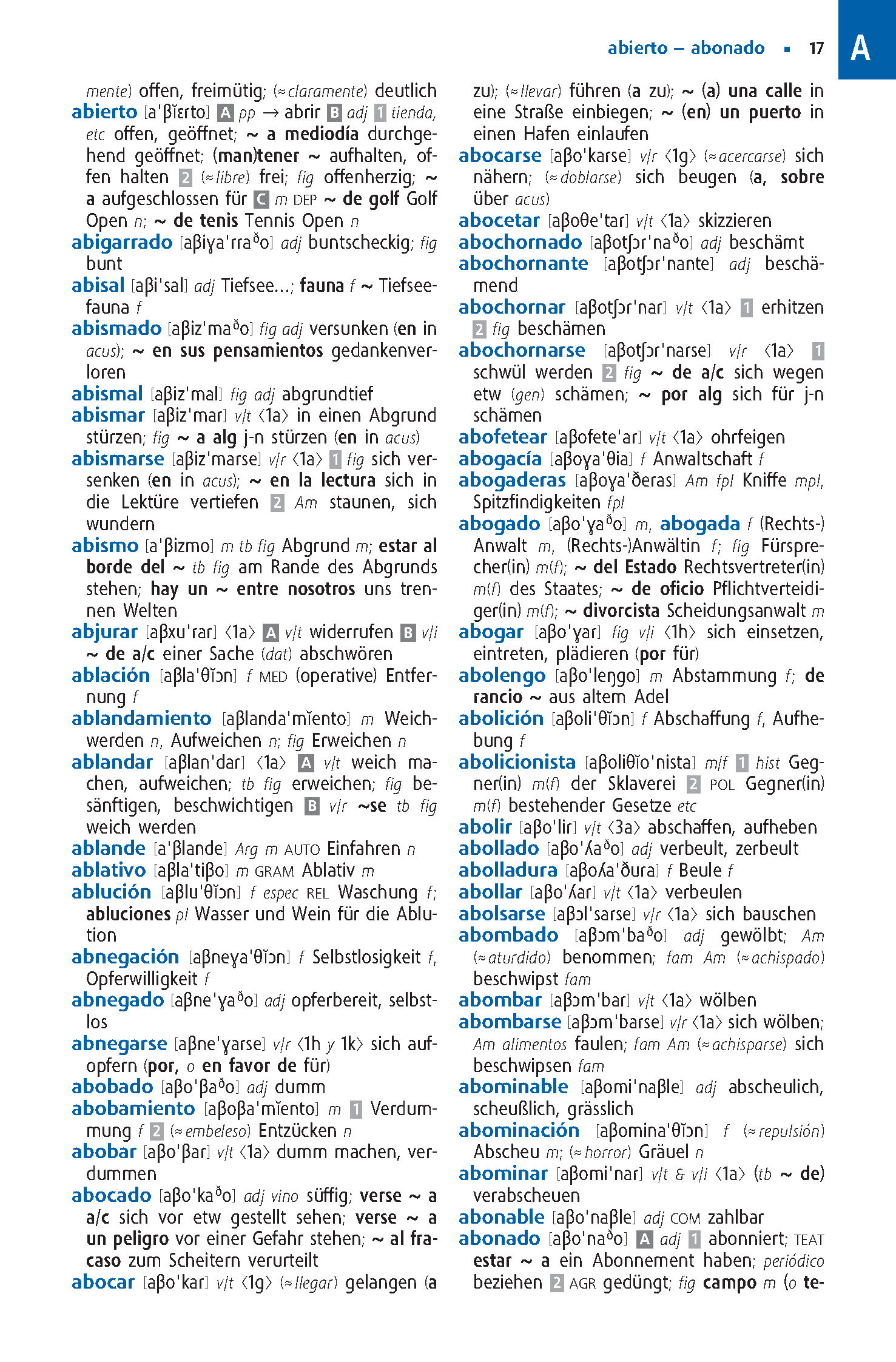 Langenscheidt Abitur-Wörterbuch Spanisch Klausurausgabe