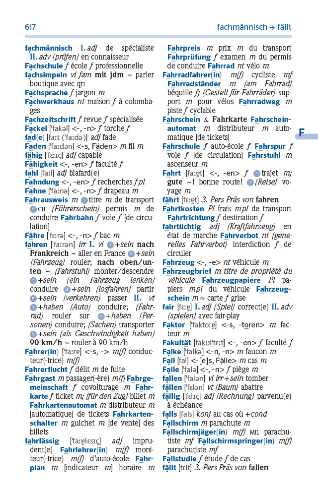 PONS Schulwörterbuch Französisch