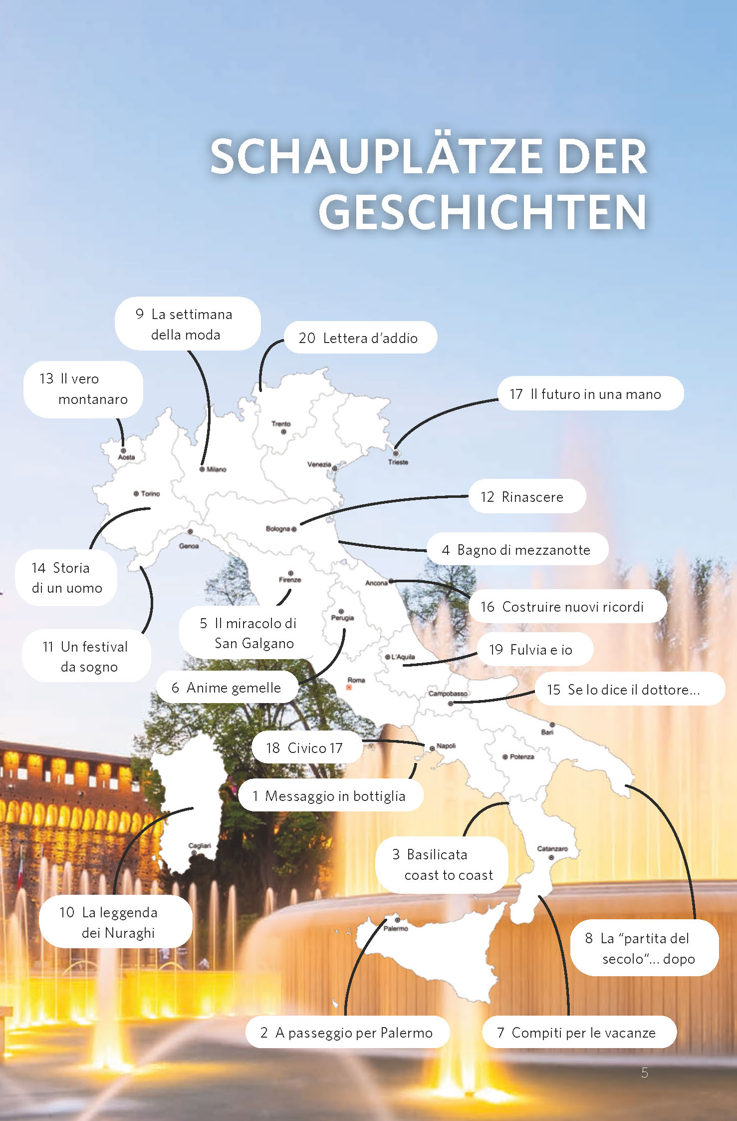 PONS Lektüre in Bildern Italienisch A1-A2 – Bagno di mezzanotte