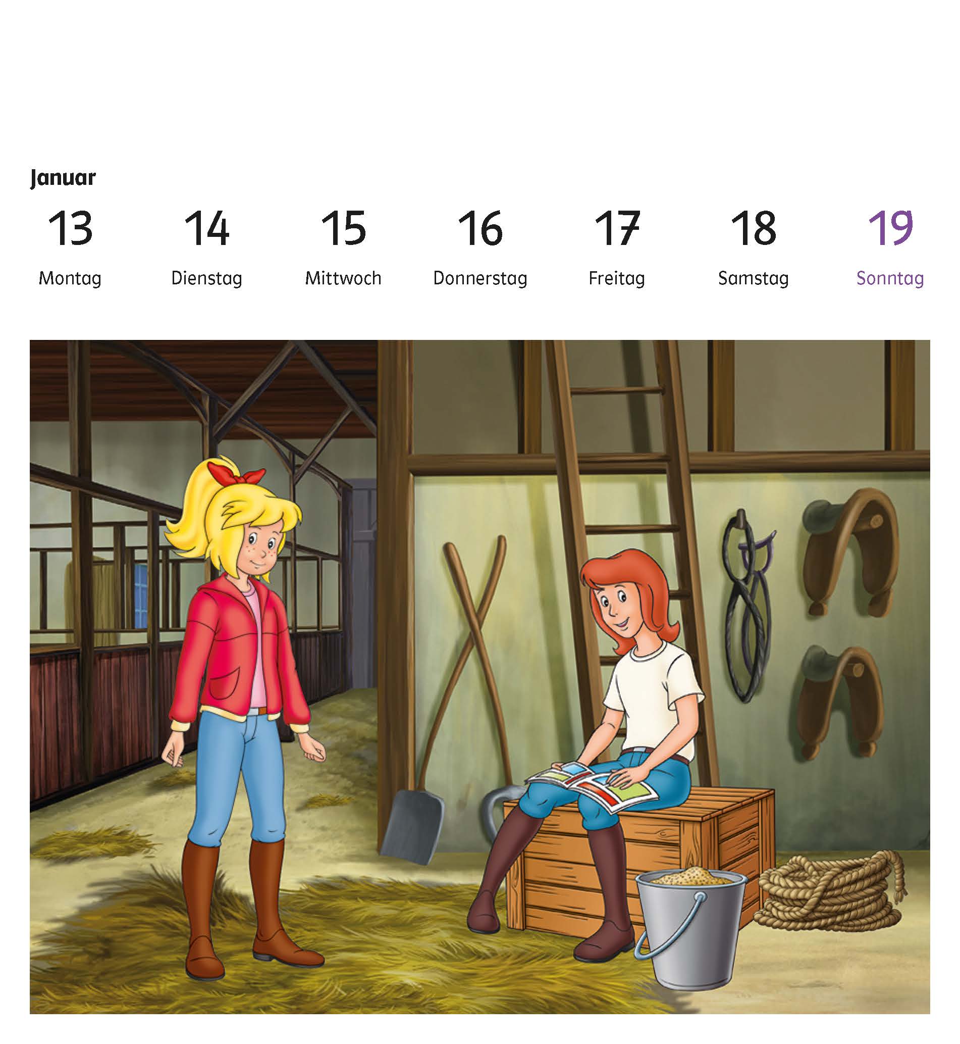 Bibi & Tina: Pferde-Kalender 2025