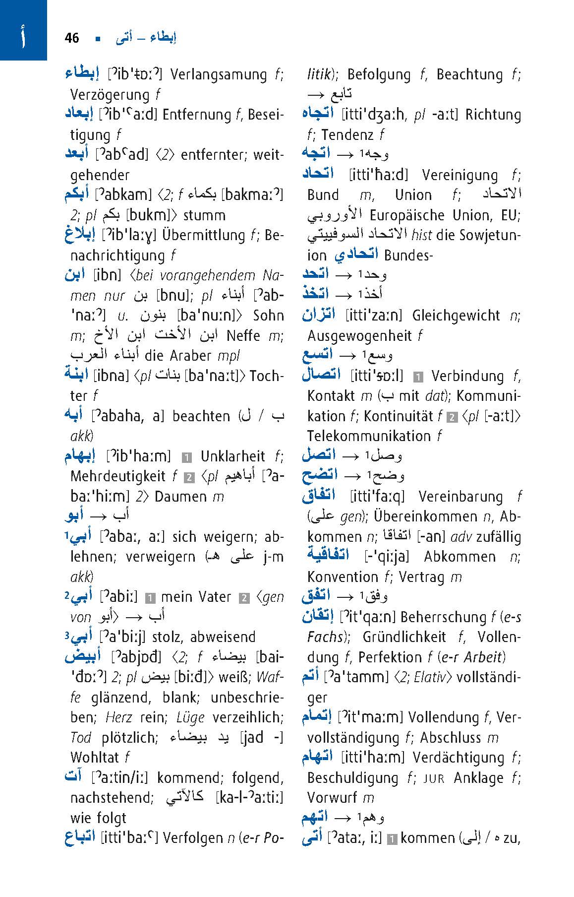Langenscheidt Praktisches Wörterbuch Arabisch