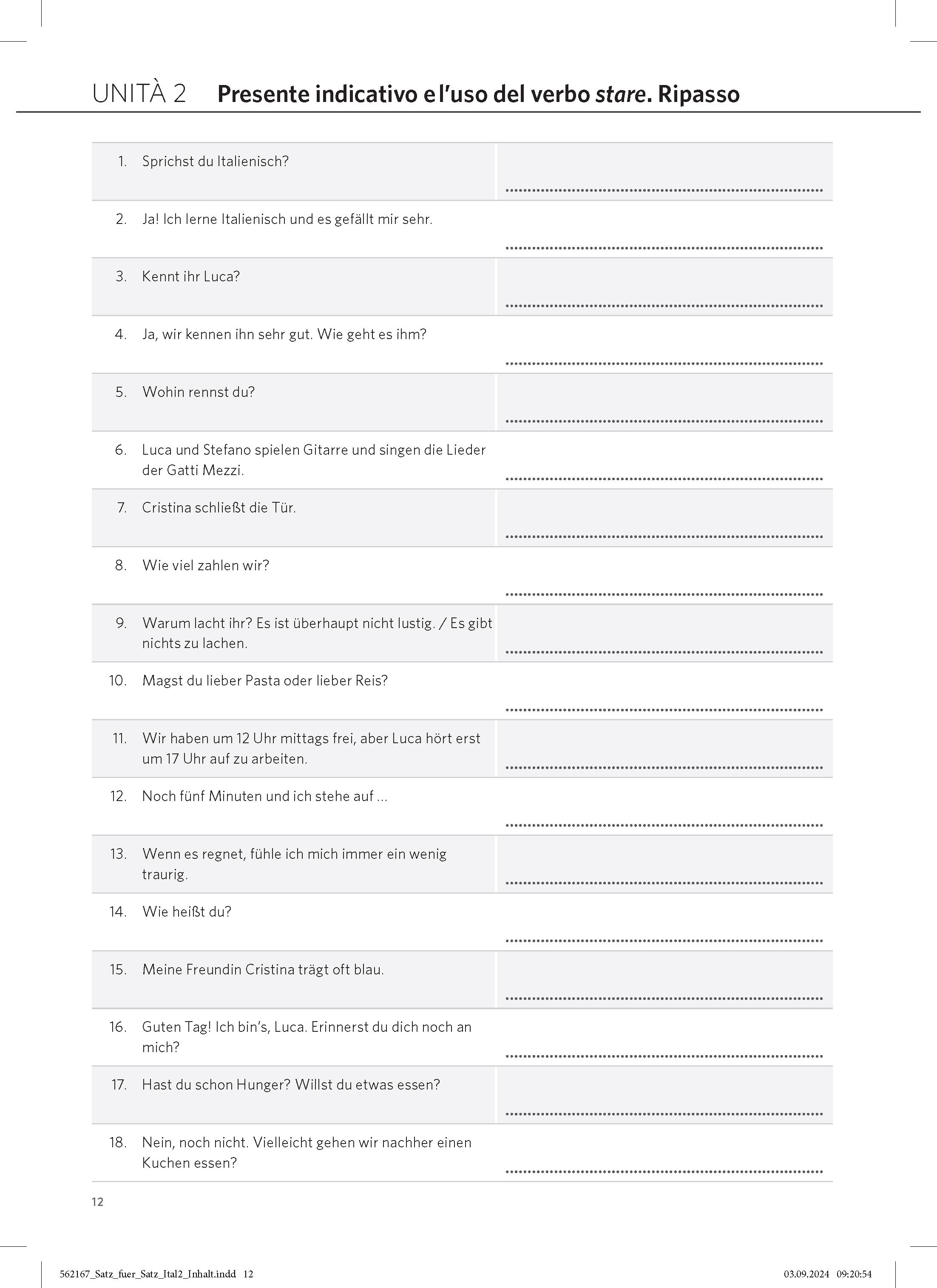 PONS Satz für Satz Italienisch A2