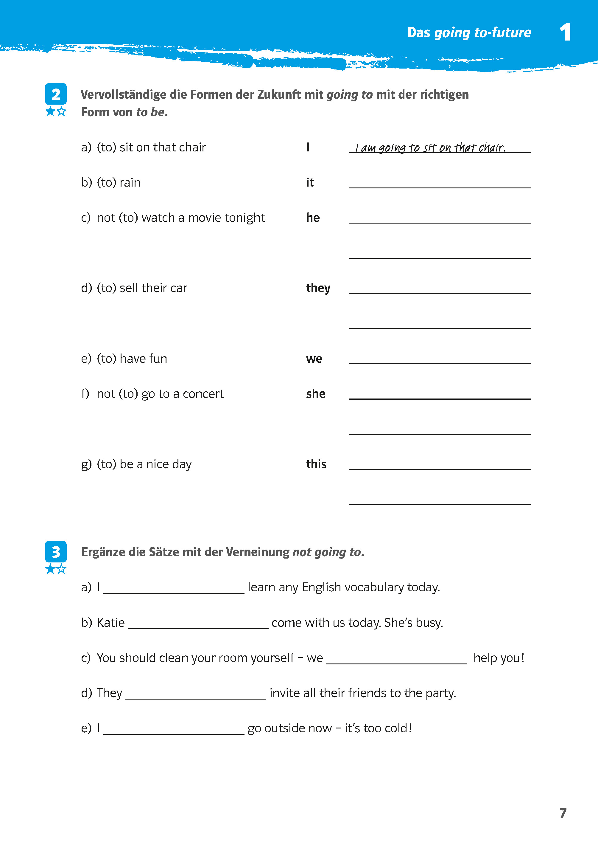 Klett 10-Minuten-Training Englisch Grammatik Future Tenses 6.- 8. Klasse