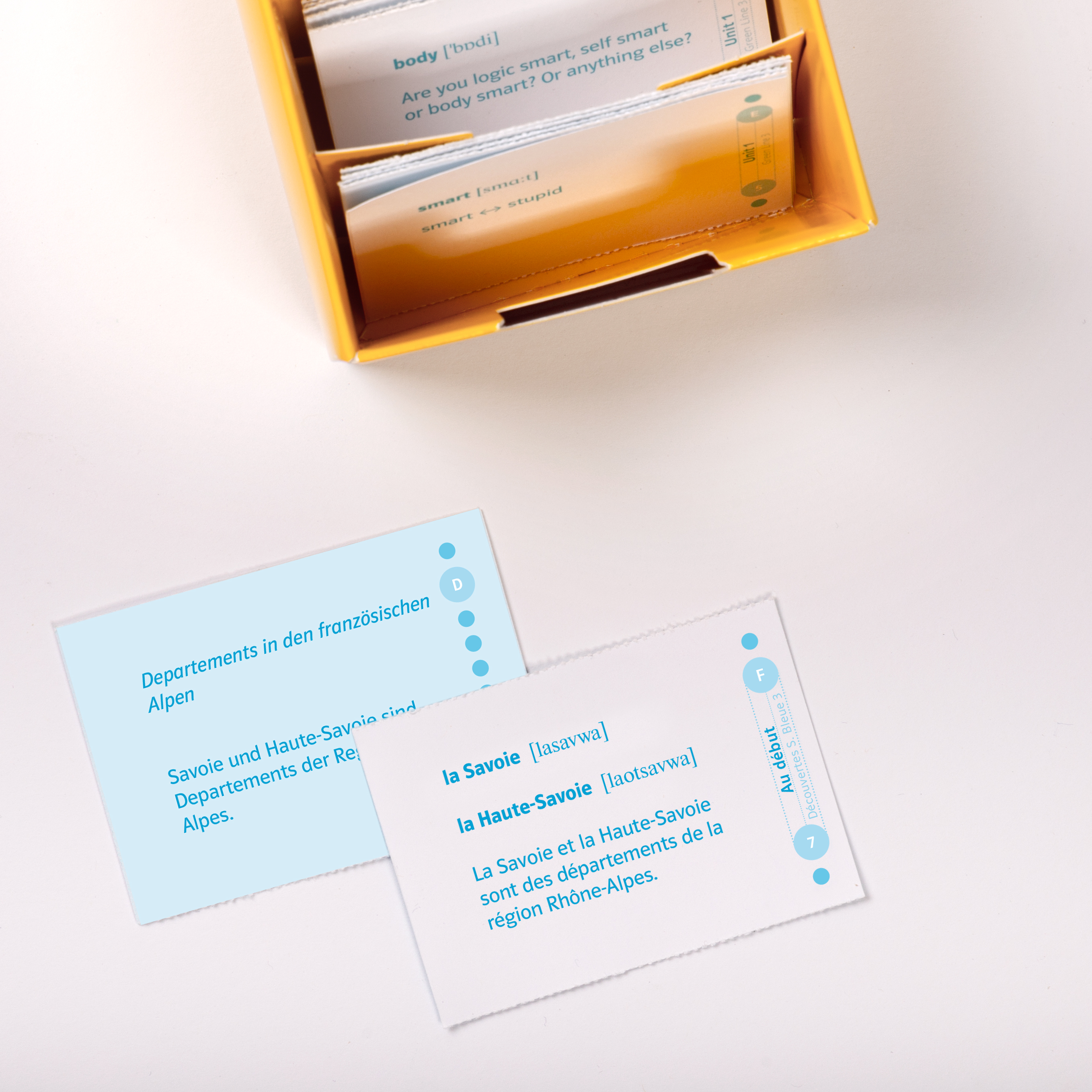 Découvertes Série Bleue 3 - Vokabel-Lernbox zum Schulbuch