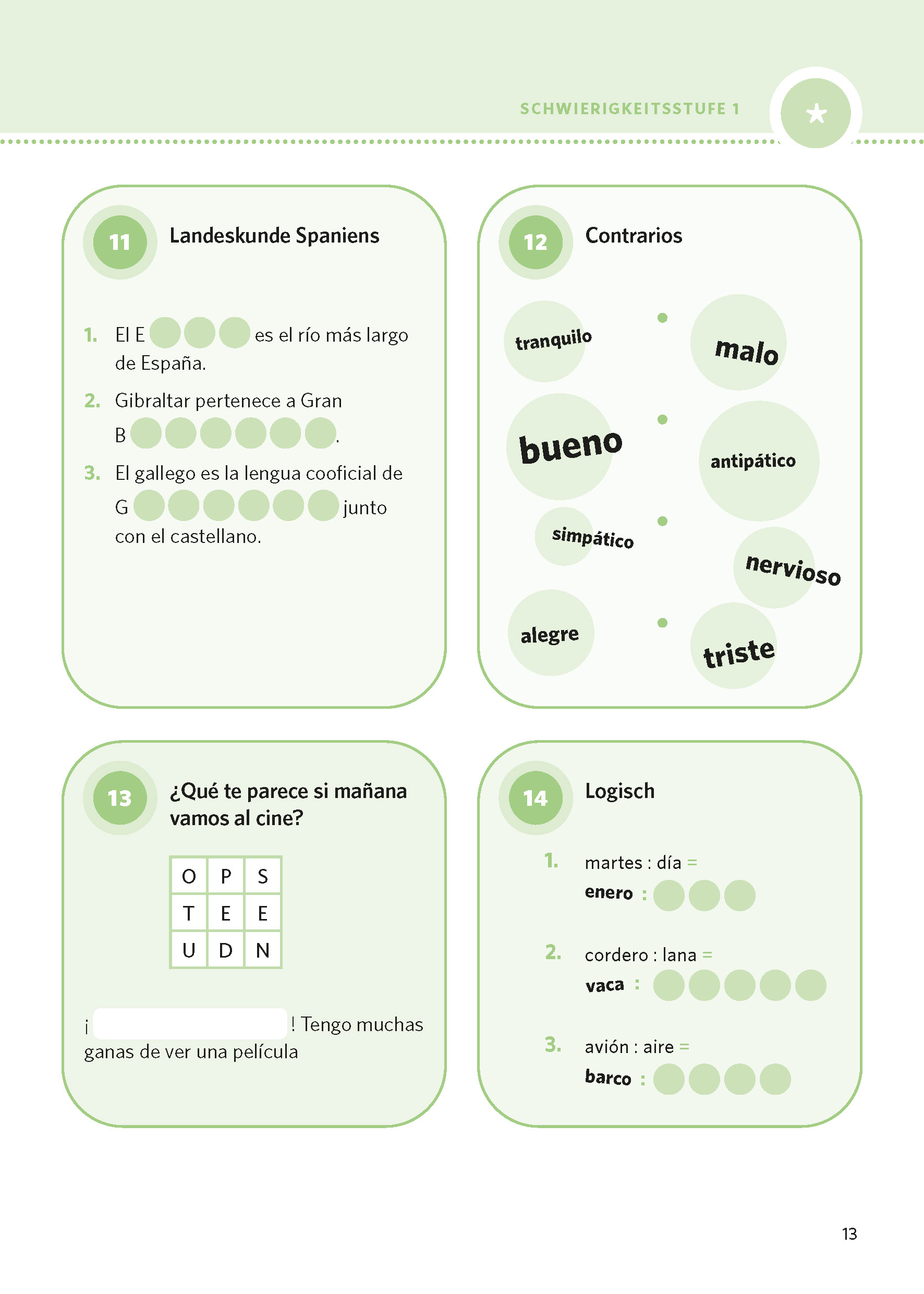 PONS Spanisch zum Quizzen