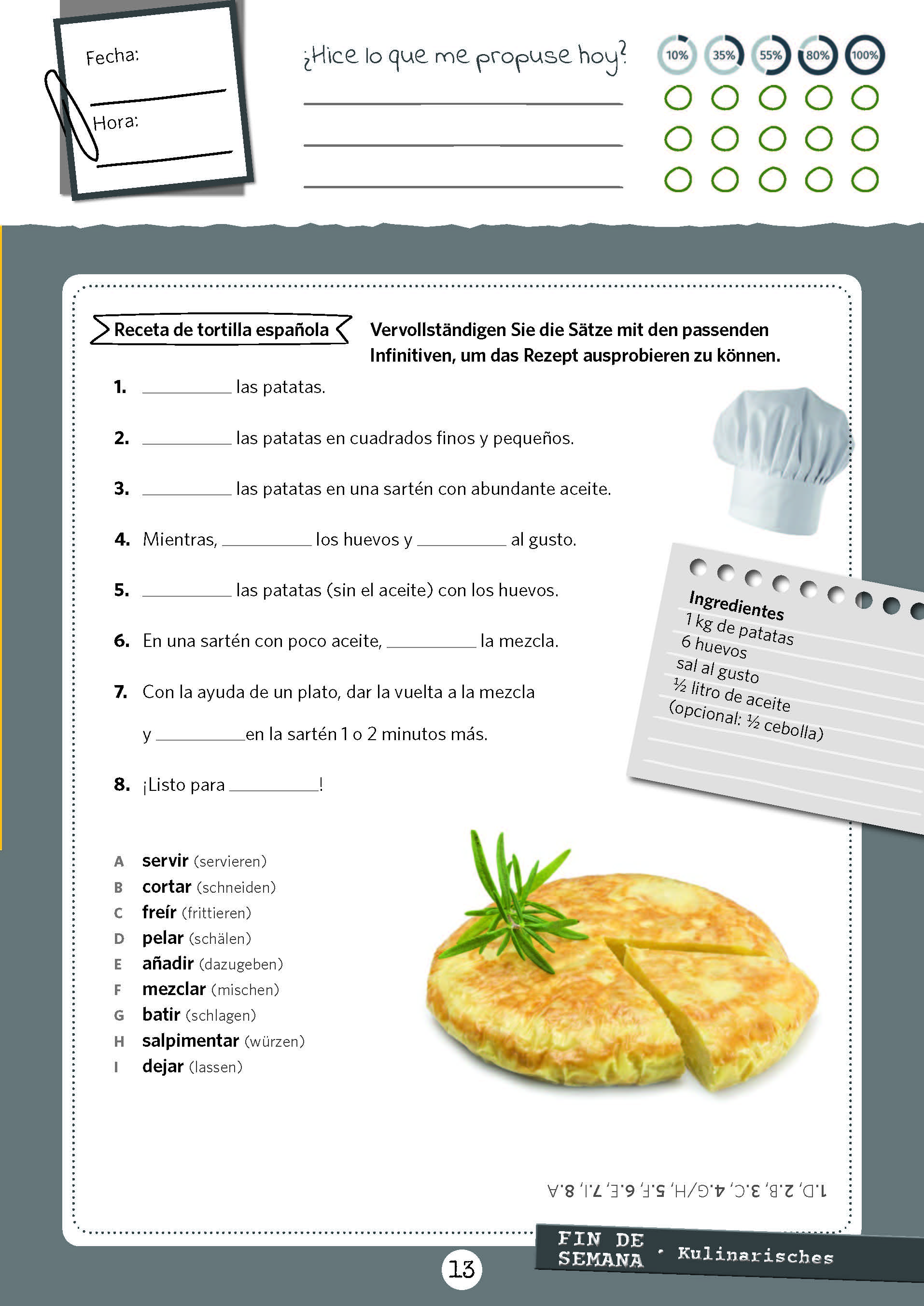 PONS 365 Auszeiten Spanisch