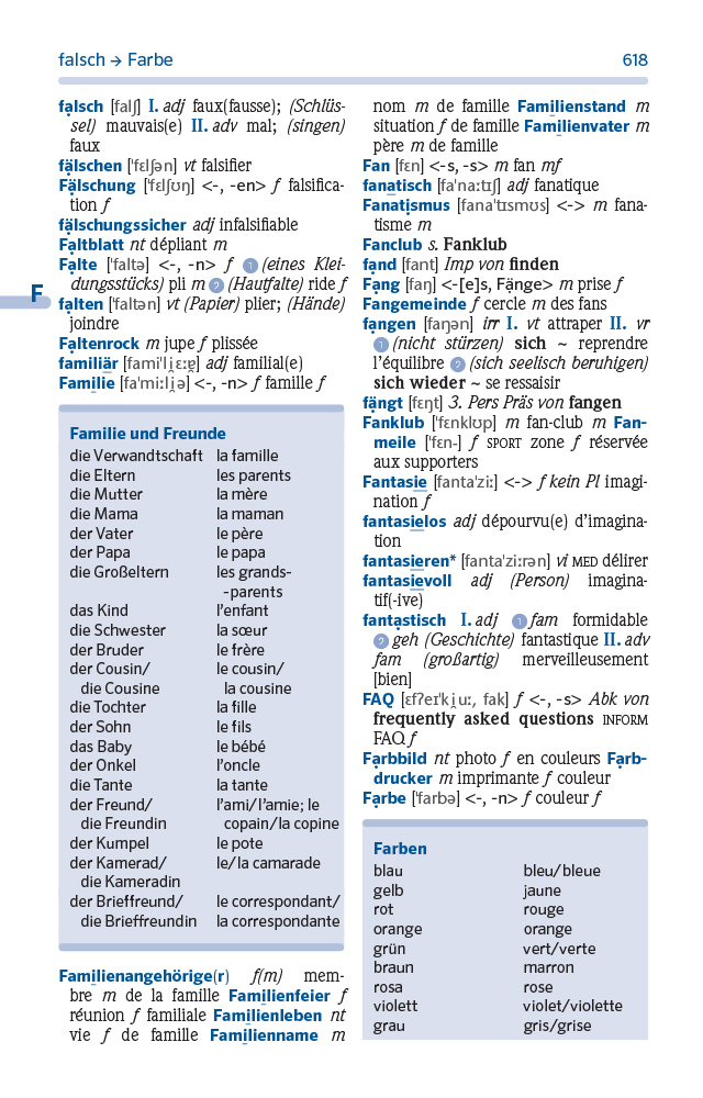 PONS Schulwörterbuch Französisch