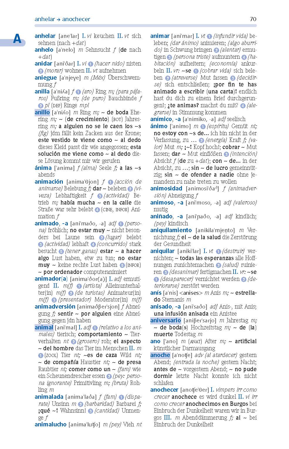 PONS Das große Schulwörterbuch Spanisch