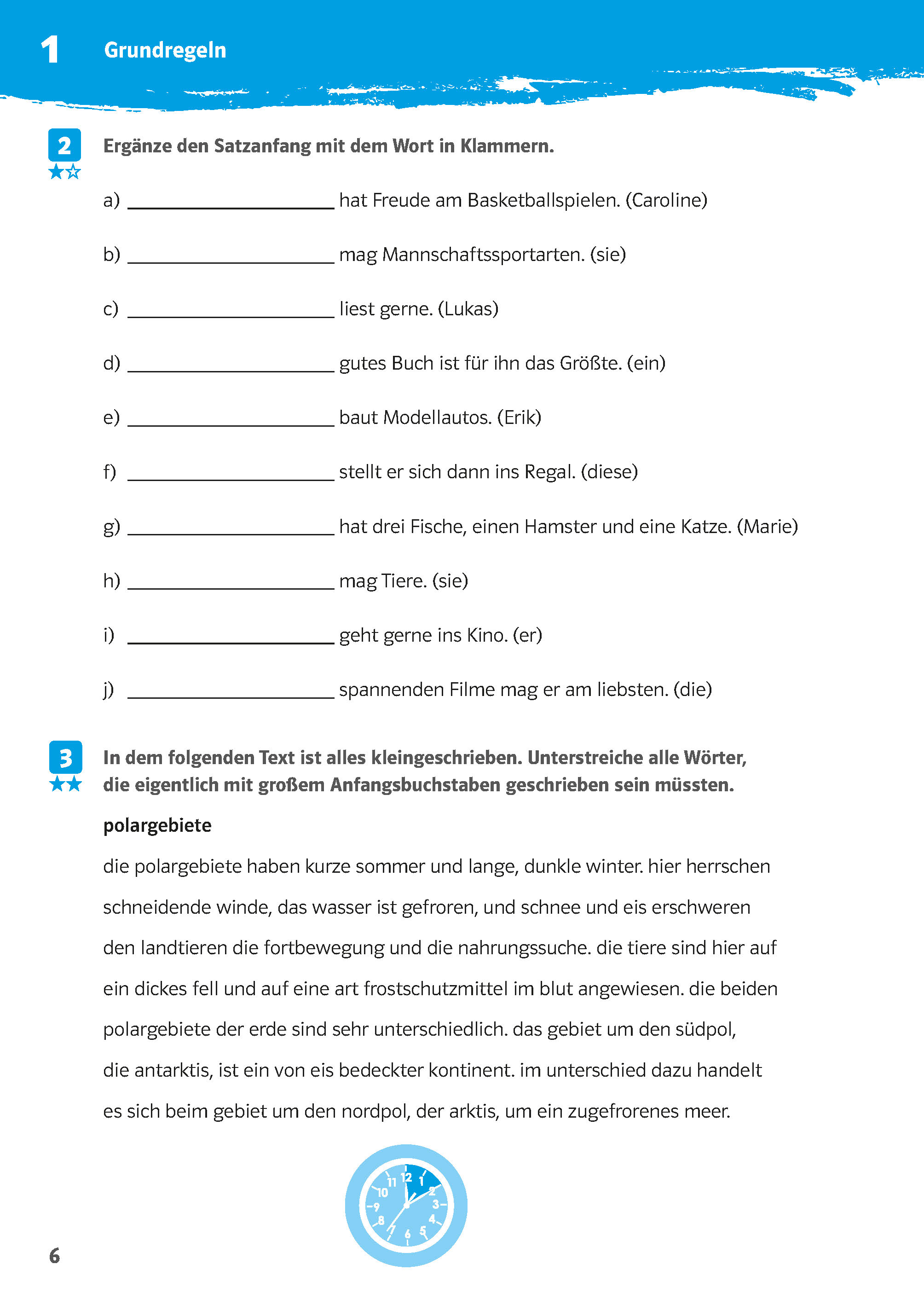Klett 10-Minuten-Training Deutsch Groß- und Kleinschreibung 5./6. Klasse