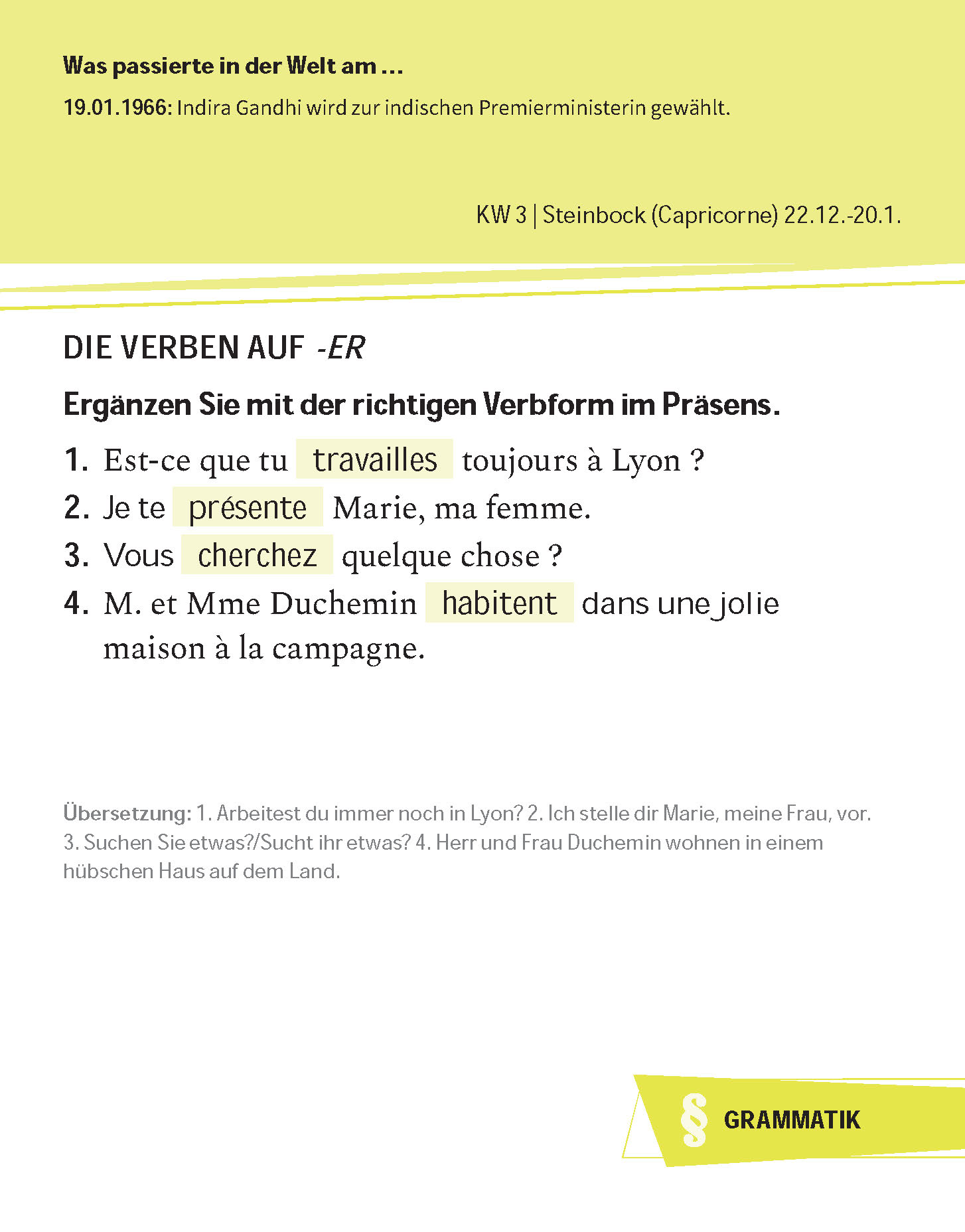 Langenscheidt Sprachkalender Französisch 2022