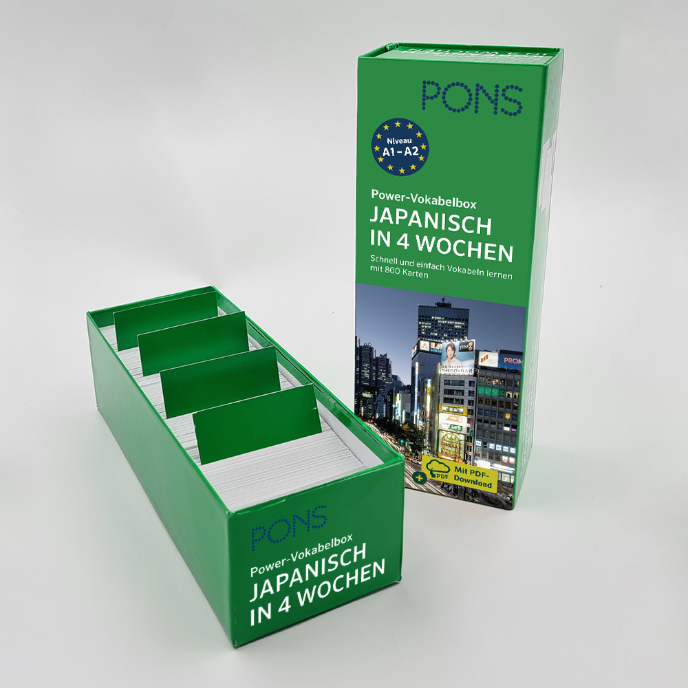 PONS Power-Vokabelbox Japanisch in 4 Wochen