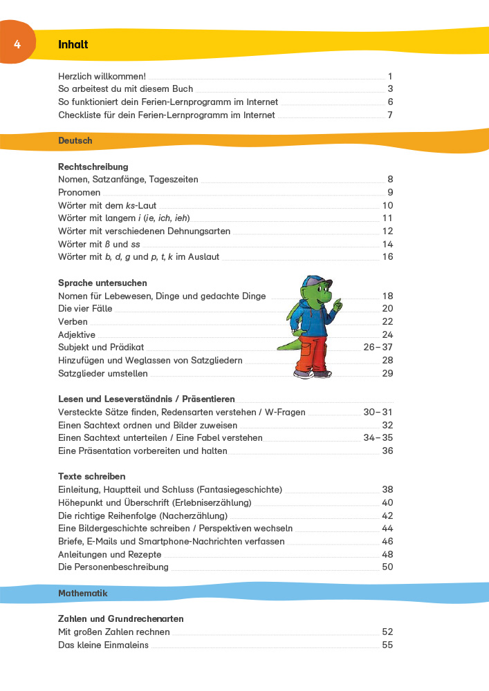 Klett Topfit in Klasse 4 - Deutsch, Mathematik und Englisch