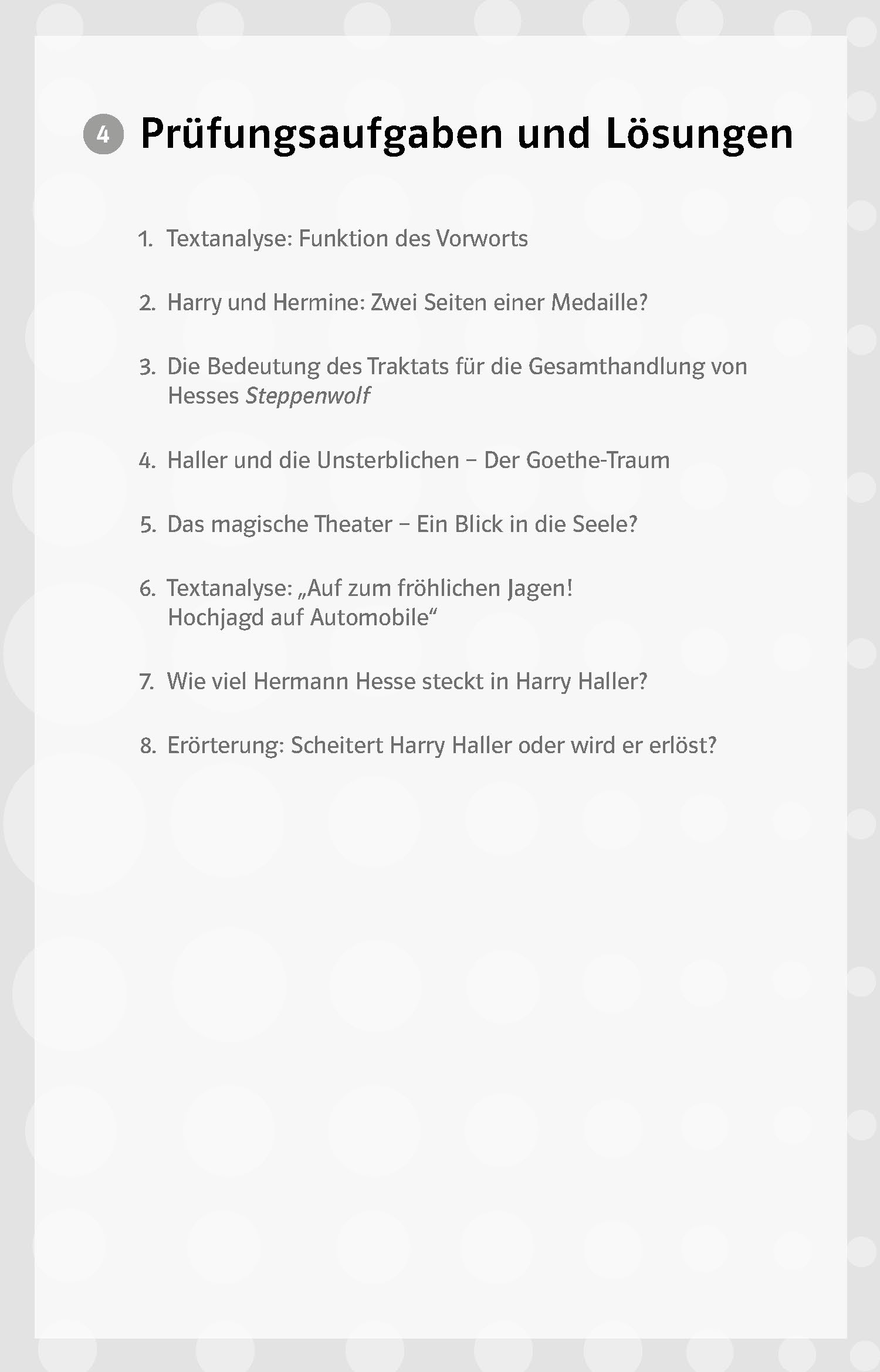 Klett Lektürehilfen Hermann Hesse, Der Steppenwolf