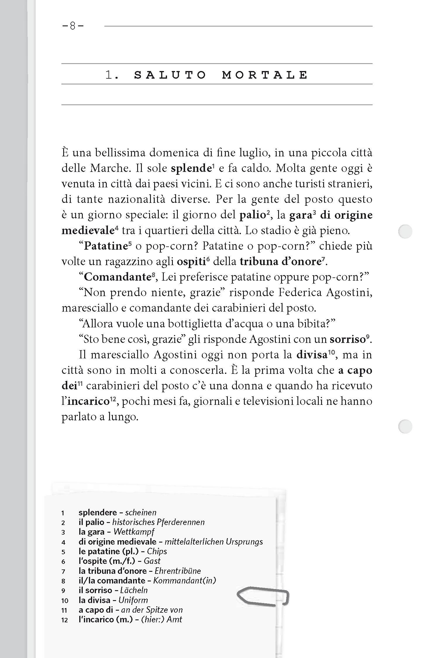 PONS Kurzkrimi Italienisch - Saluto mortale