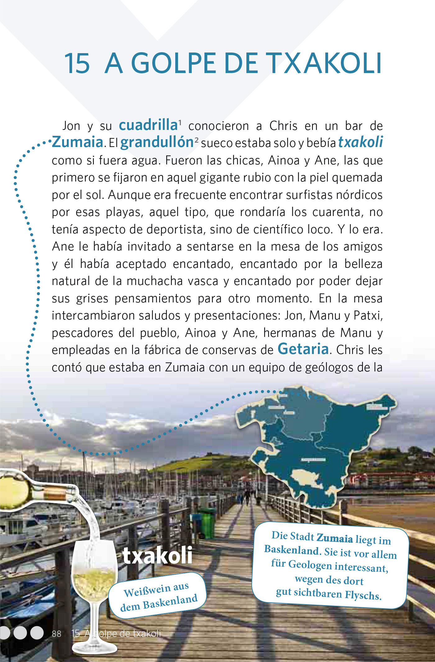 Ein Stadtplan mit einem Boot und einem Bootsanleger.