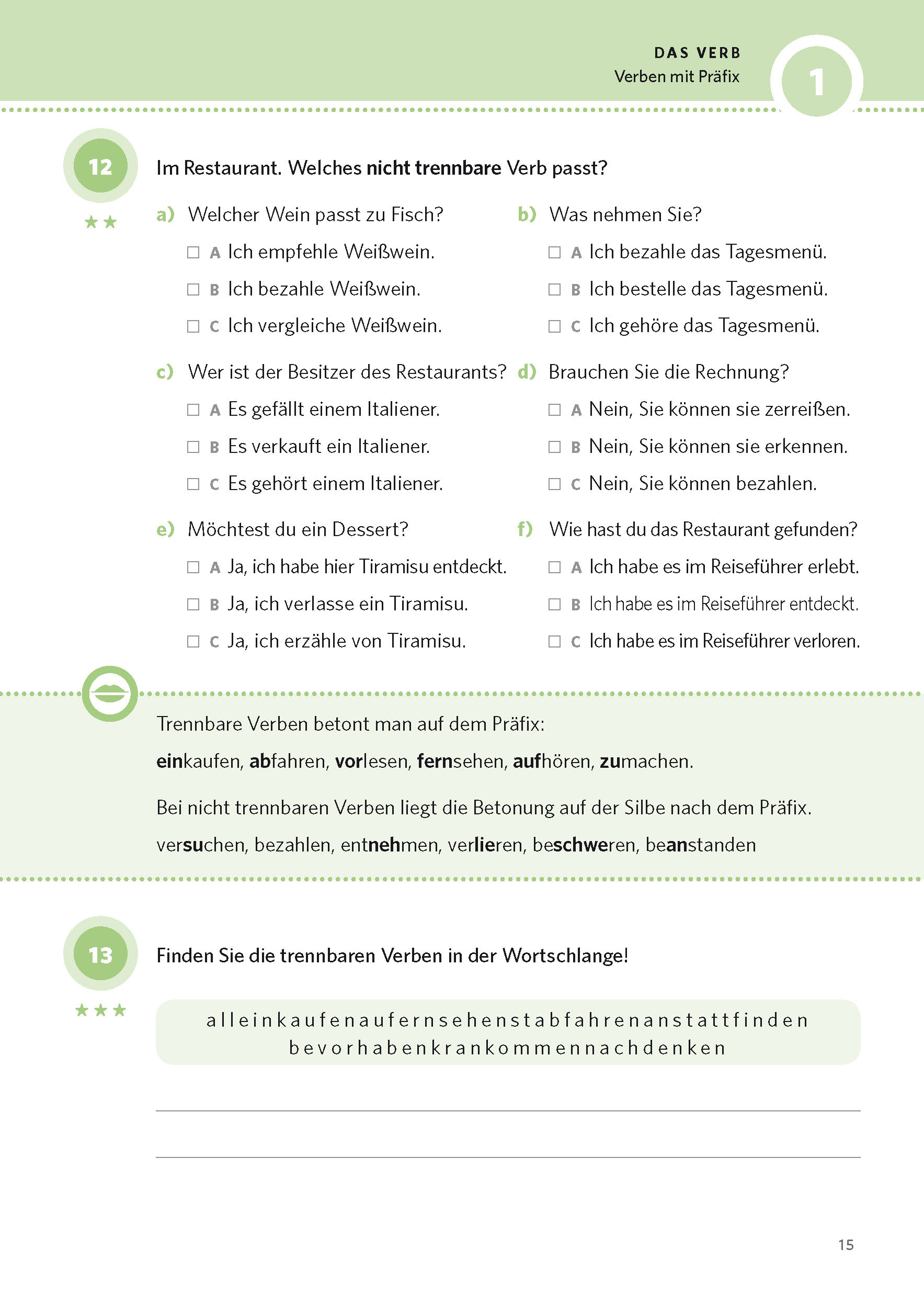 PONS 250 Grammatik-Übungen Deutsch als Fremdsprache