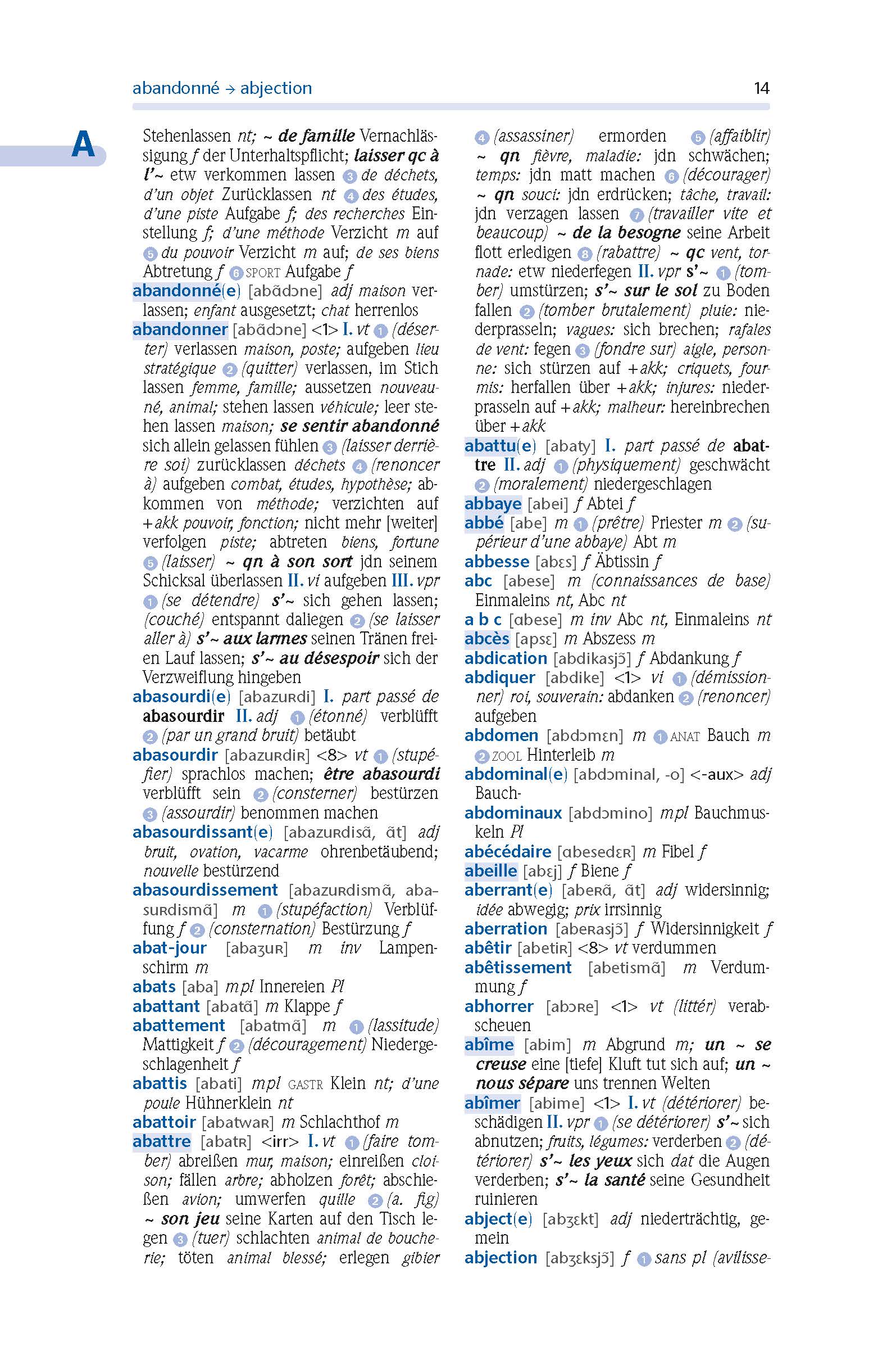 PONS Das große Schulwörterbuch Klausurausgabe Französisch