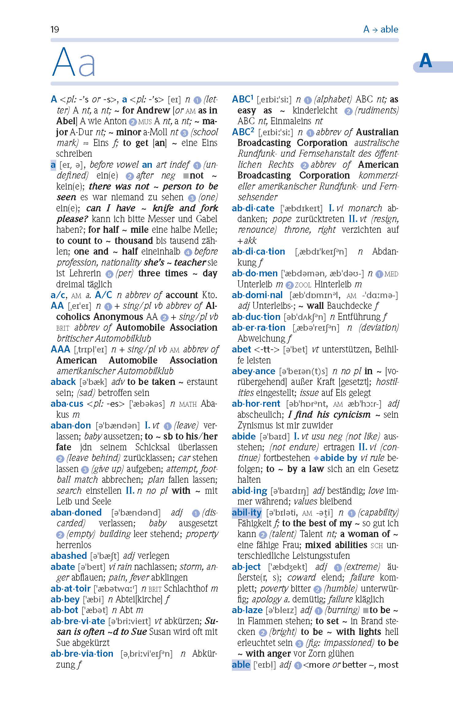 PONS Schülerwörterbuch Englisch