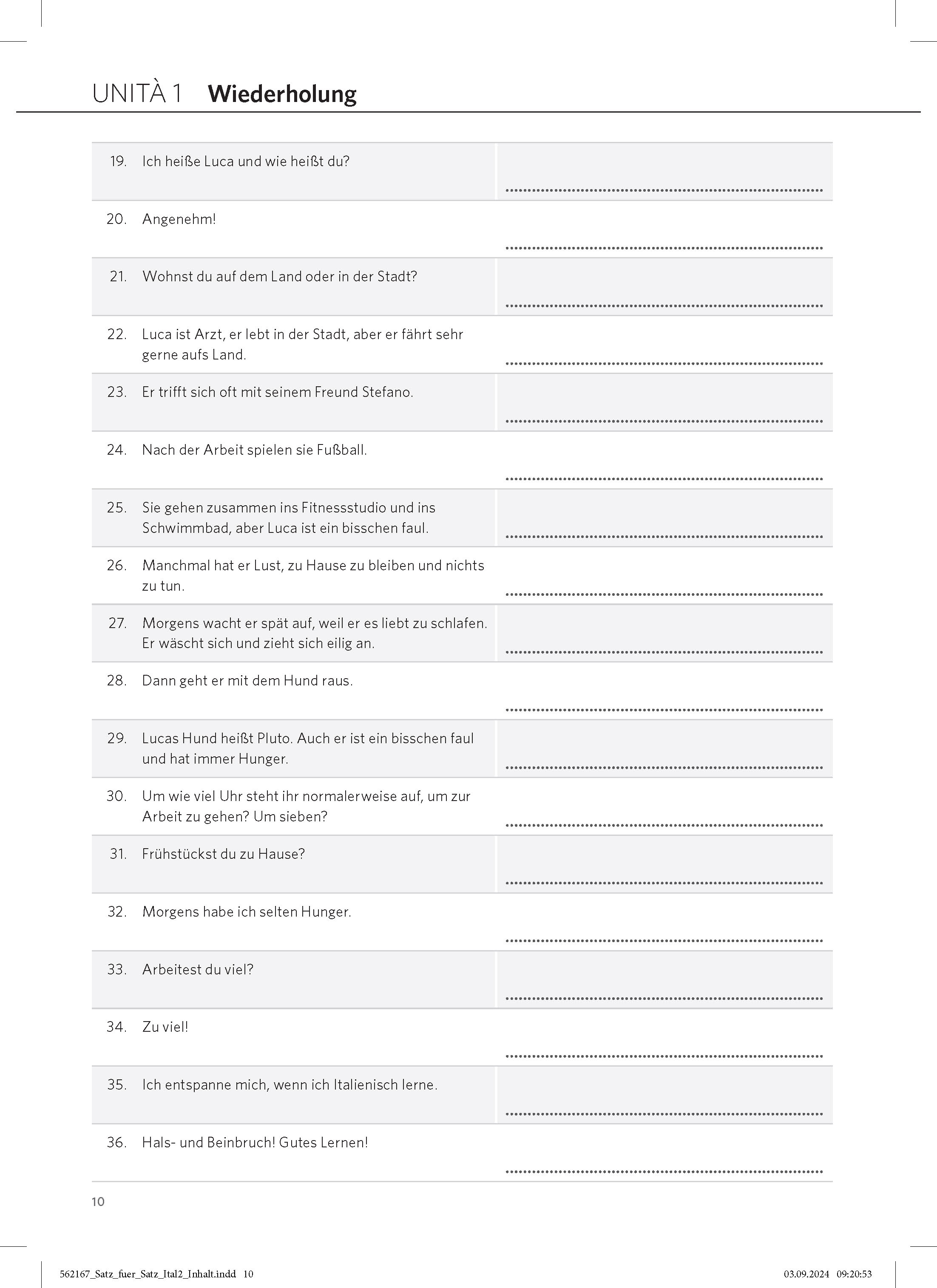 PONS Satz für Satz Italienisch A2