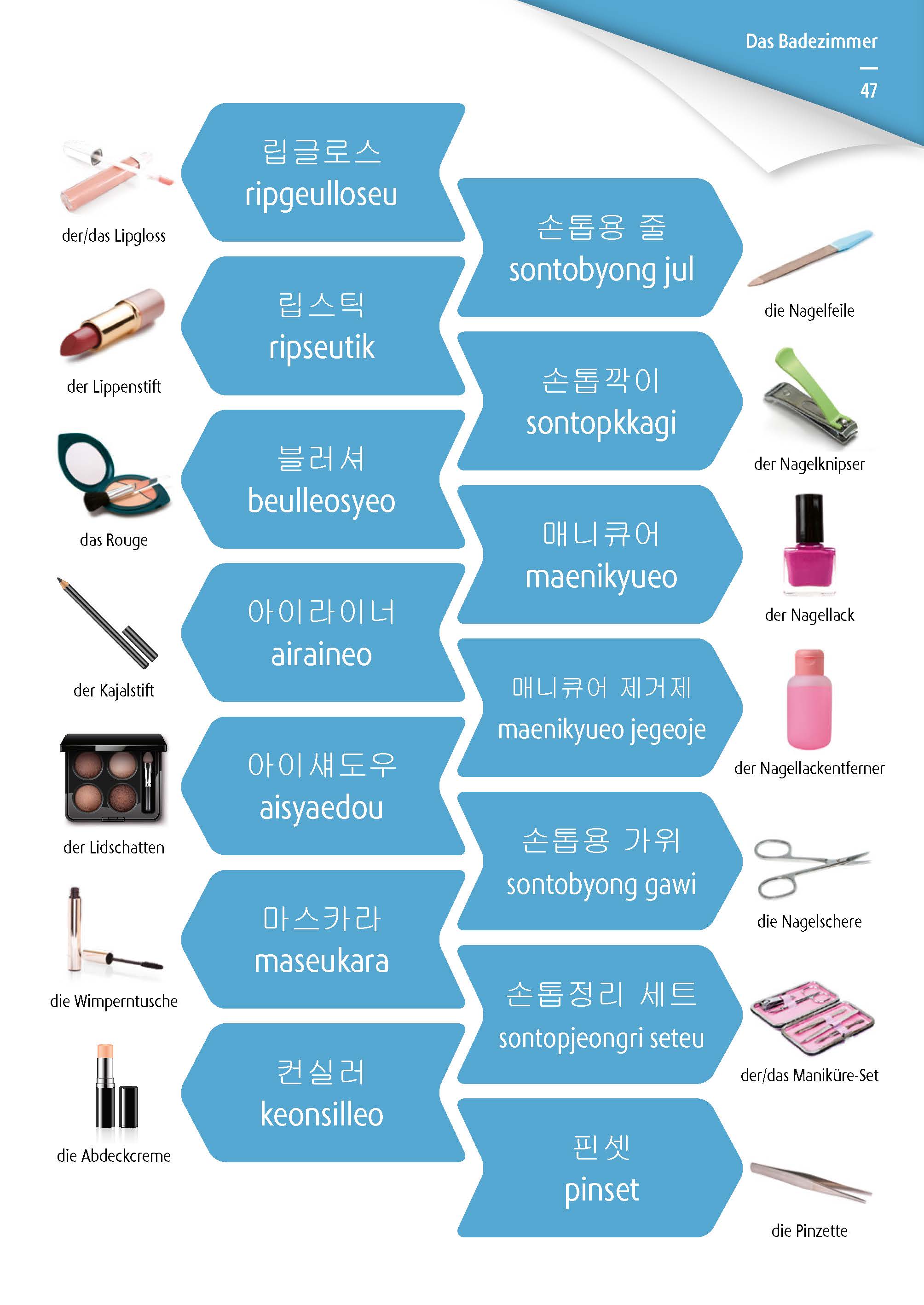 PONS 444 Vokabelsticker Koreanisch