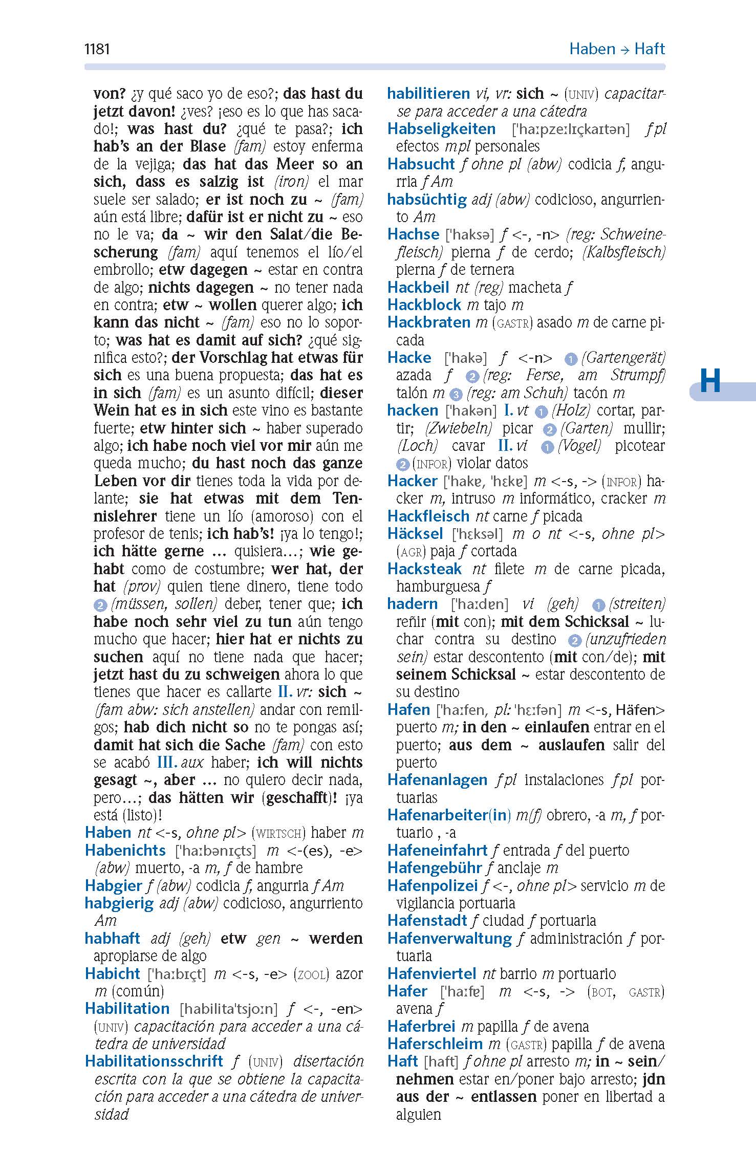 PONS Schülerwörterbuch Klausurausgabe Spanisch