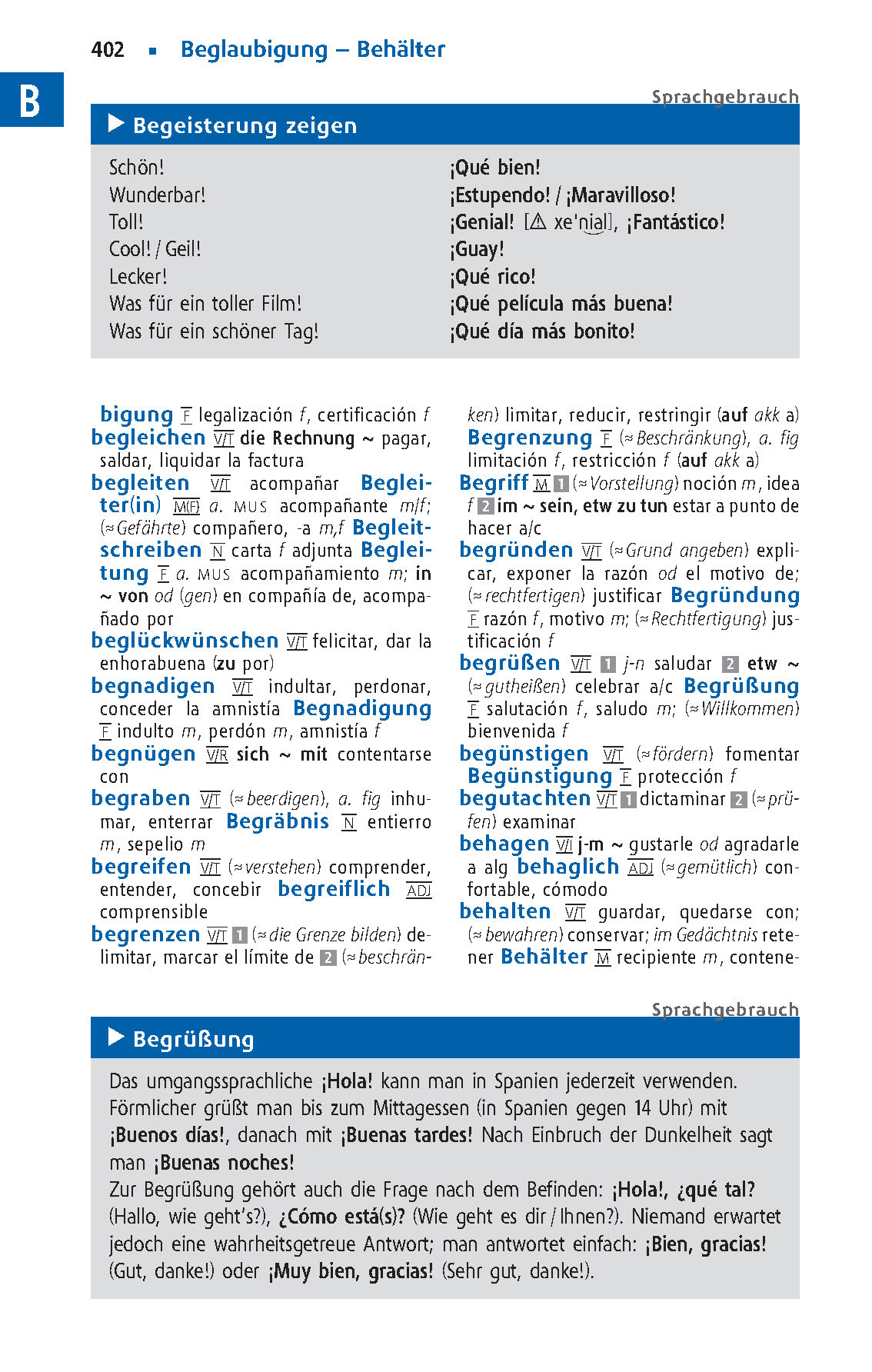 Langenscheidt Schulwörterbuch Spanisch