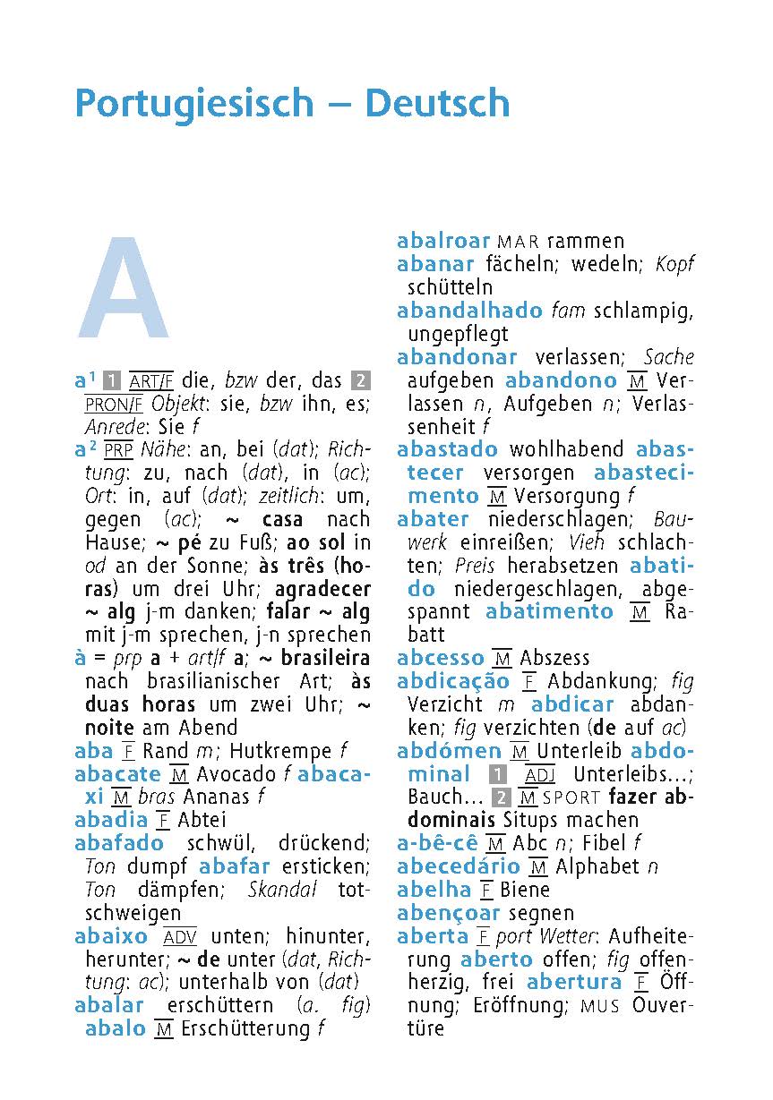 Langenscheidt Universal-Wörterbuch Portugiesisch