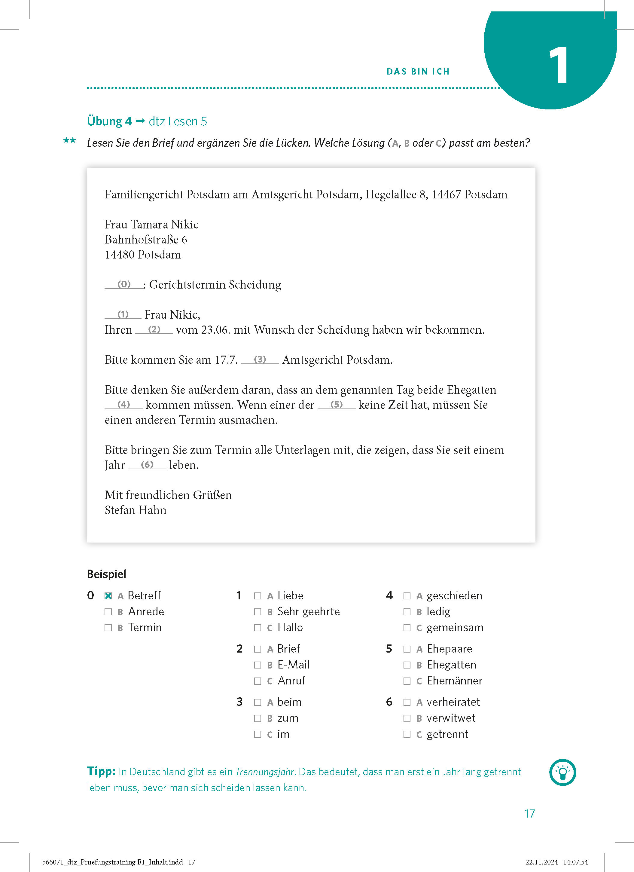 PONS Prüfungstraining Deutsch-Test für Zuwanderer