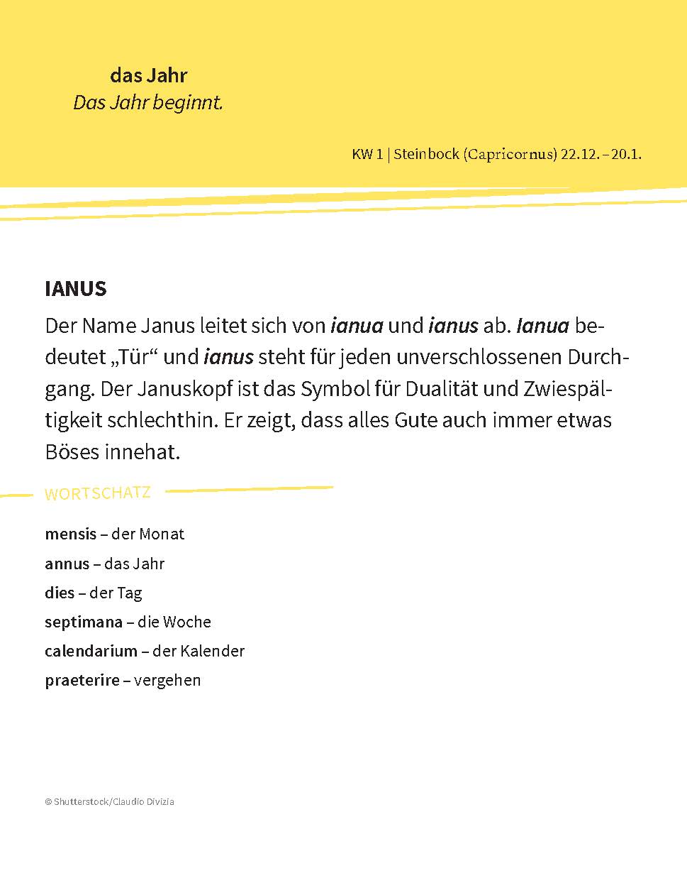 Langenscheidt Sprachkalender Latein 2026