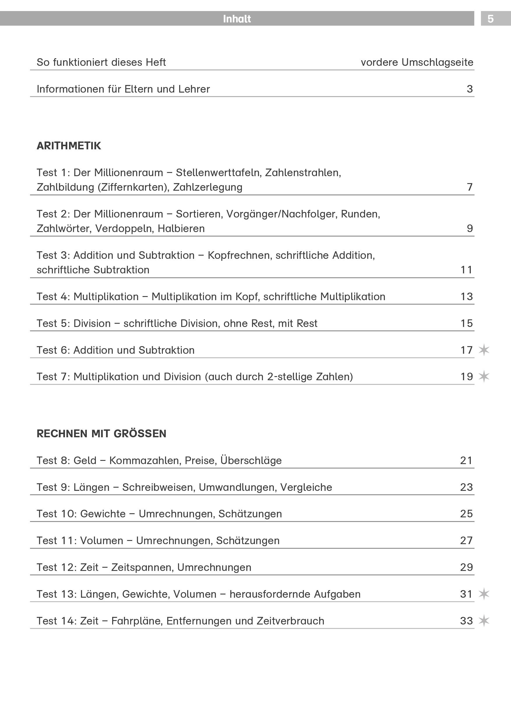 Klett Die Mathe-Helden: Mathe-Tests 4. Klasse