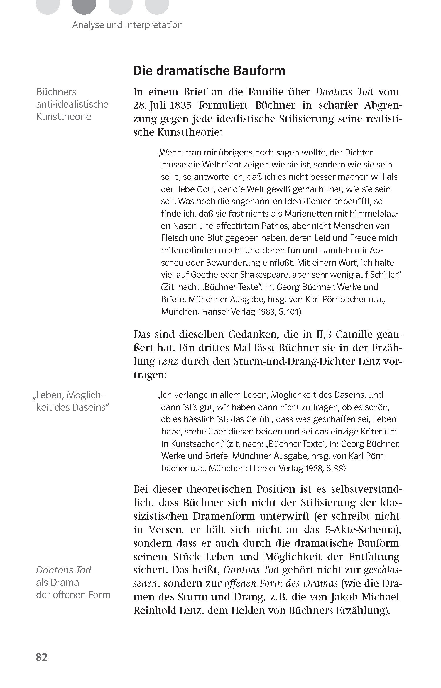 Klett Lektürehilfen Georg Büchner, Dantons Tod