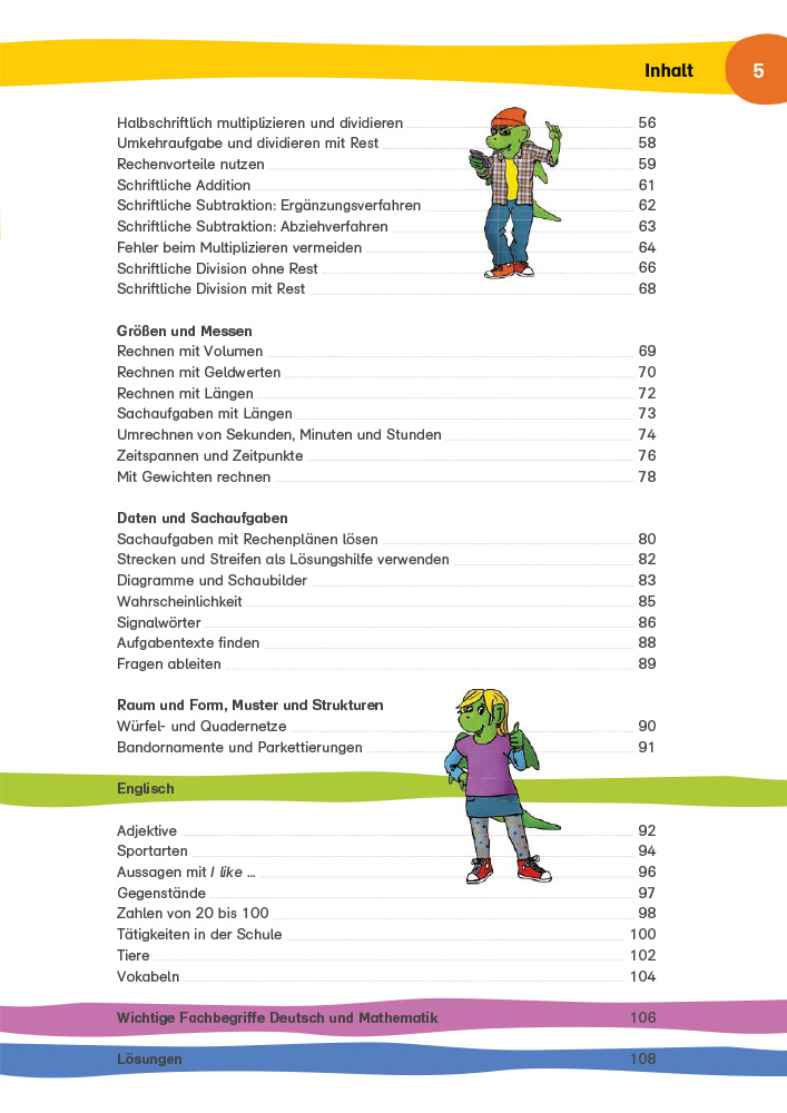Klett Topfit in Klasse 4 - Deutsch, Mathematik und Englisch