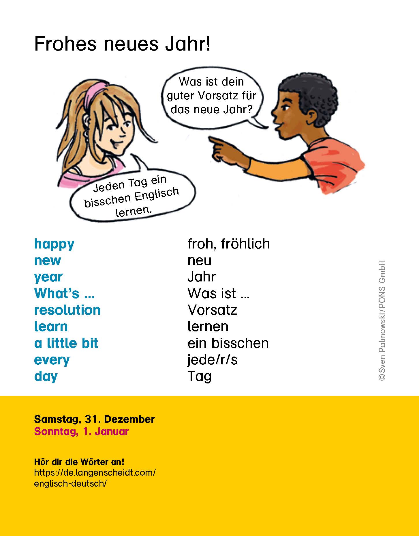 Langenscheidt Kinderkalender Englisch 2023