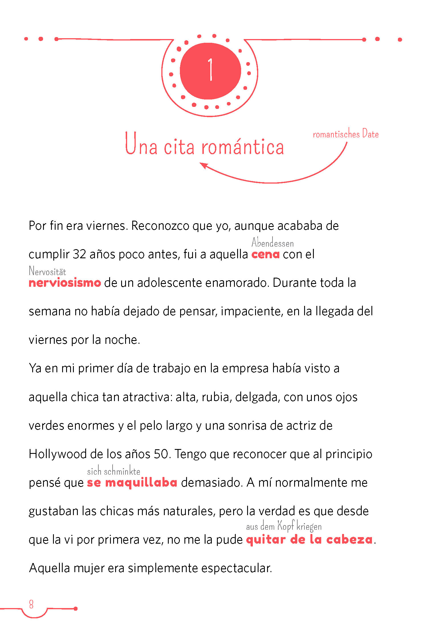 PONS 10-Minuten-Lektüren Spanisch B1  – Un beso de verano