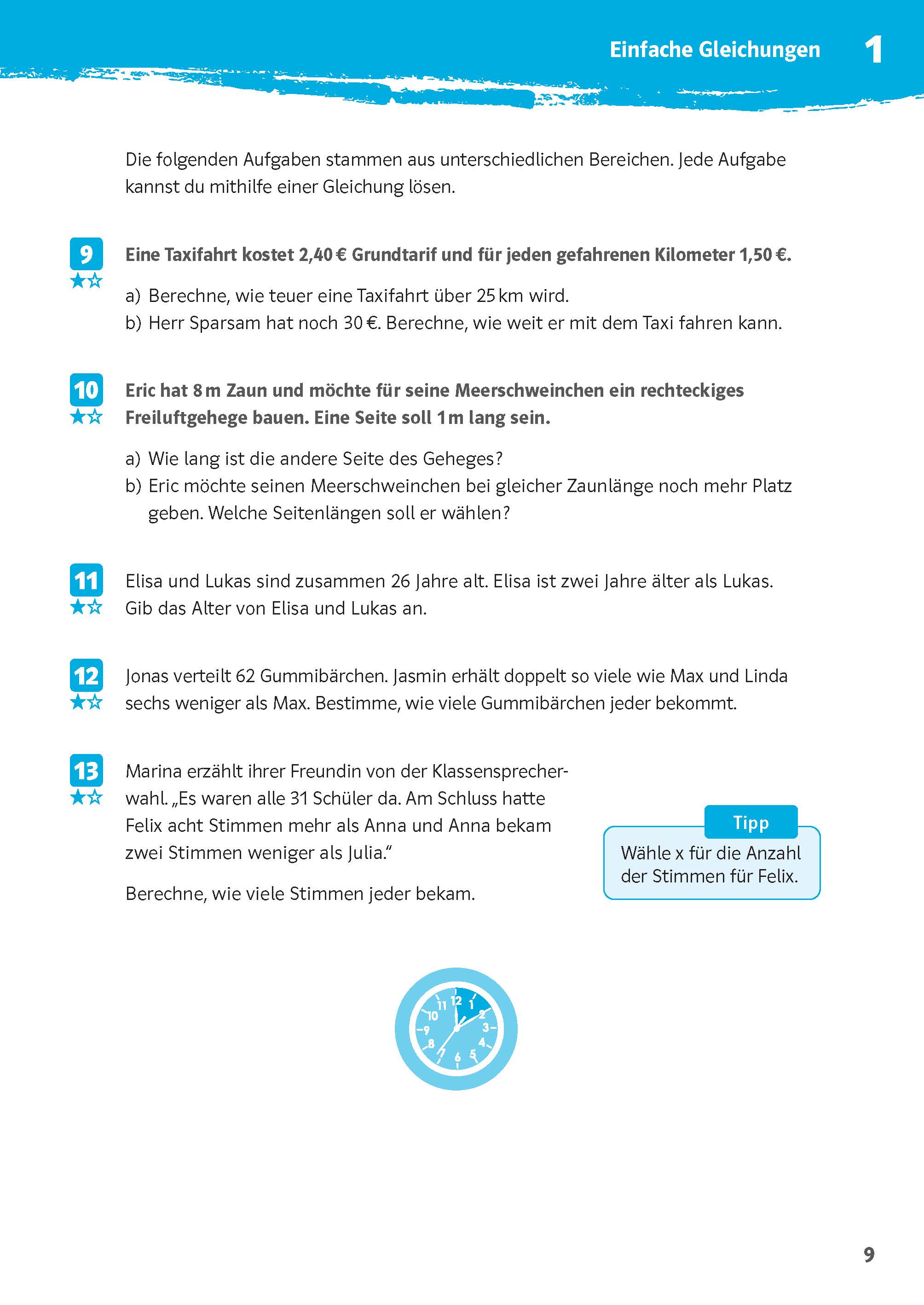 Klett 10-Minuten-Training Mathematik Gleichungen lösen 7. - 10. Klasse