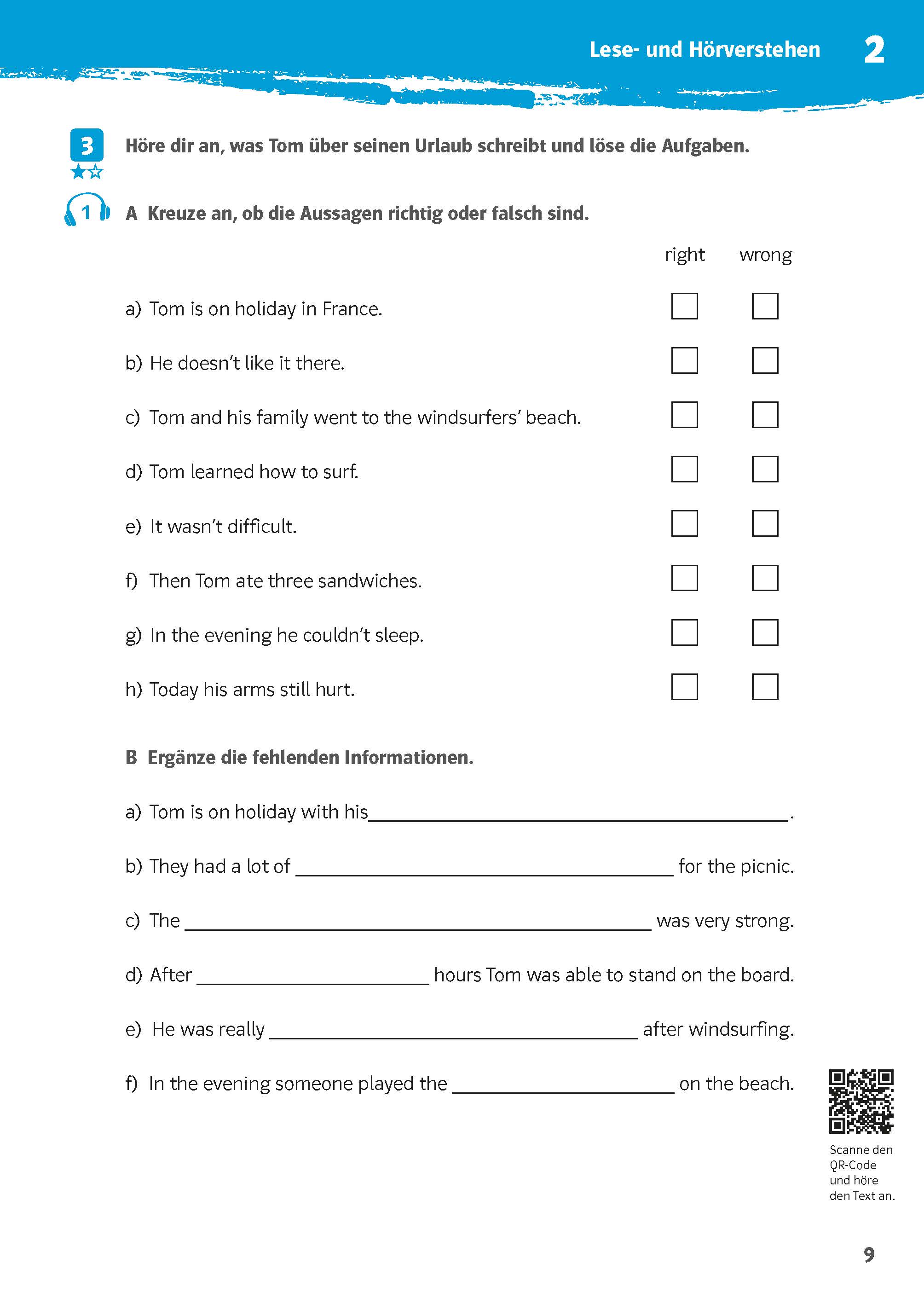 Klett 10-Minuten-Training Englisch Lese- und Hörverstehen 6. Klasse