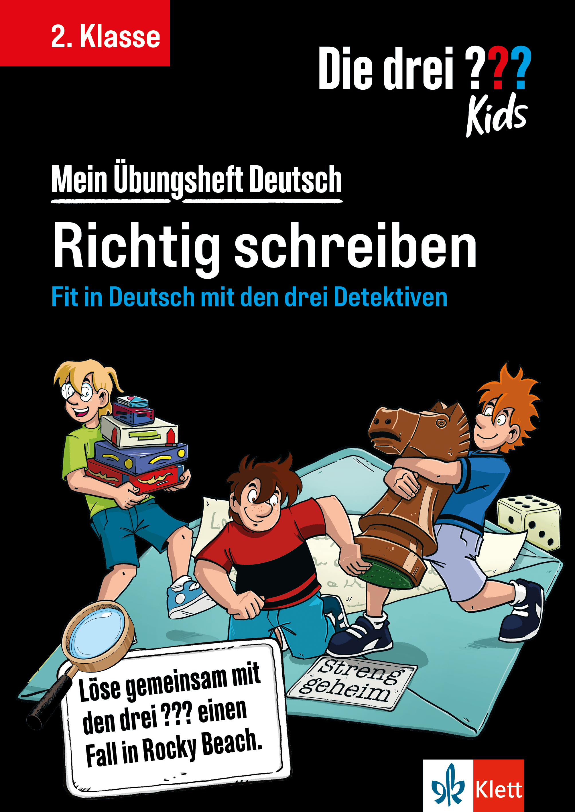 Die drei ??? Kids: Mein Übungsheft Deutsch 2. Klasse – Richtig schreiben