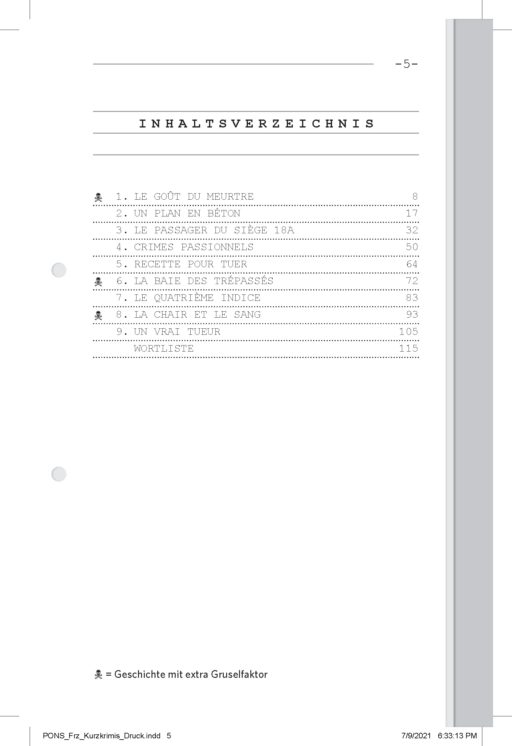 PONS Kurzkrimi Französisch Le goût du meurtre