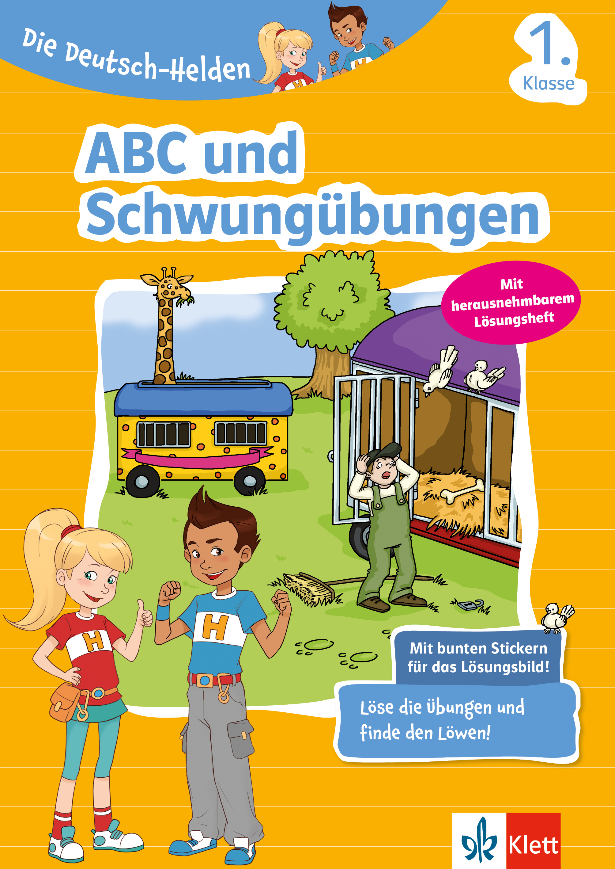 Klett Die Deutsch-Helden: ABC und Schwungübungen 1. Klasse
